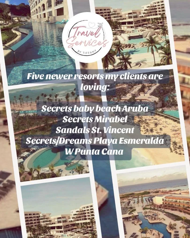 🌊 All inclusive 🍹 ✔️ 
#allinclusiveresorts #travelservicesbytiffany #2026travelplans #imyourtraveladvisor #mexico #domincanrepublic #stvincentandthegrenadines #Aruba