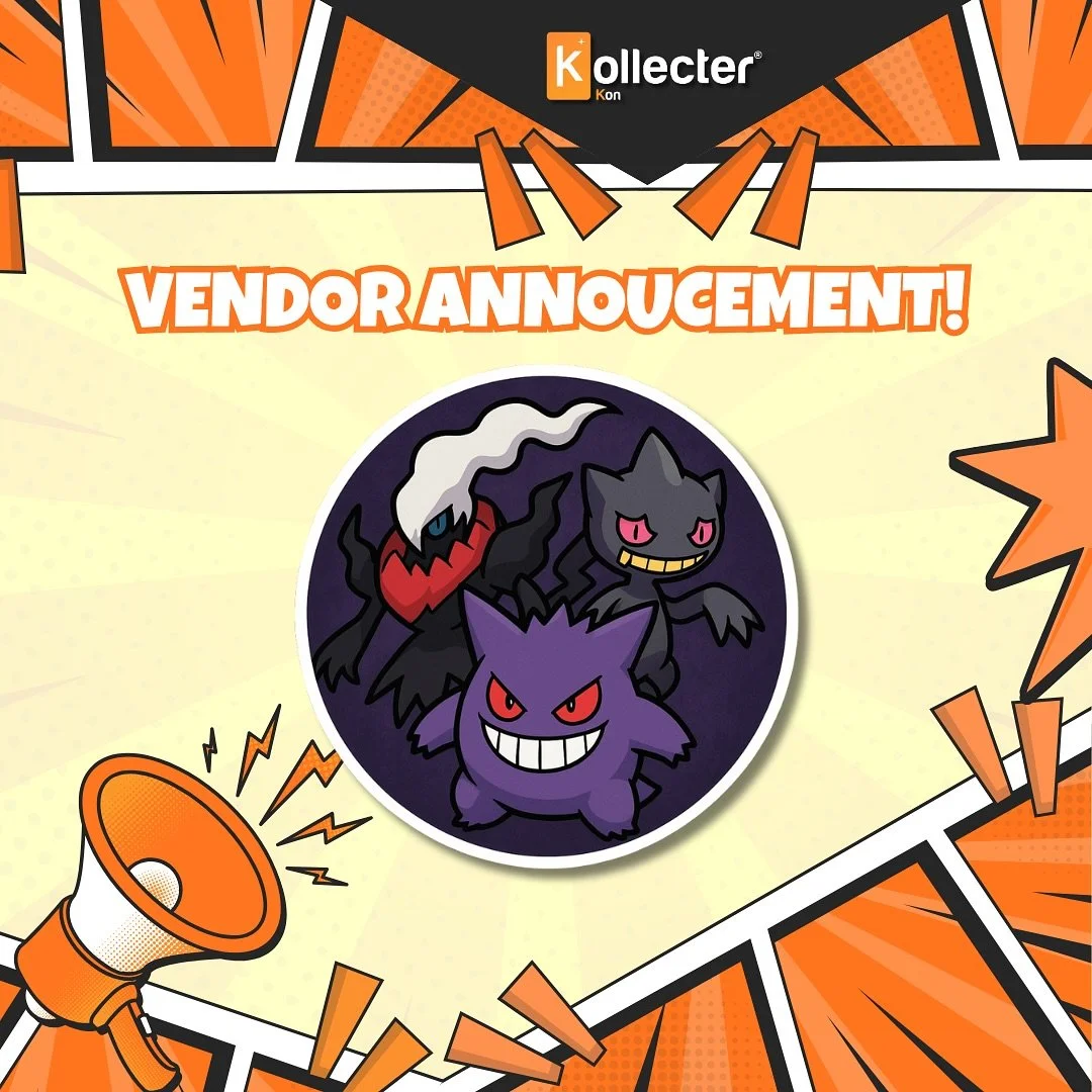 🎉 VENDOR ANNOUNCEMENT 🎉

Say hello to @hauntingtcg - a Perth-based Pok&eacute;mon lover, vendor and pack-battle enthusiast bringing a stacked Pok&eacute;mon TCG singles table to Kollecter Kon!

From playsets and binder fillers to chase rares and ch