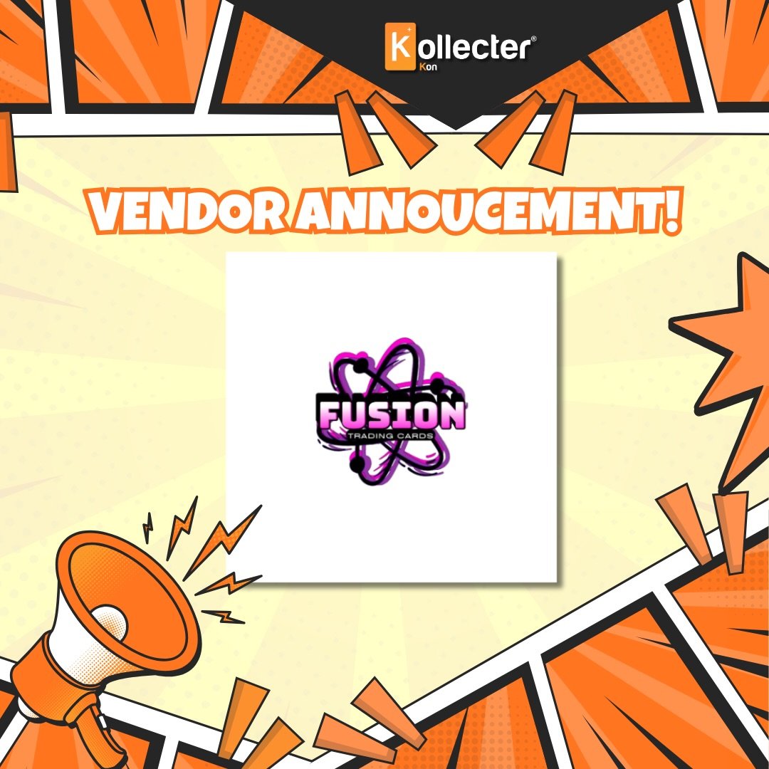 🎉 VENDOR ANNOUNCEMENT 🎉

Please welcome @fusiontradingcards a WA-based Pok&eacute;mon specialist bringing a stacked TCG singles table to Kollecter Kon 2026!

Focused on Pokemon TCG singles, Fusion Trading Cards is known for clean pulls, eye-catchin