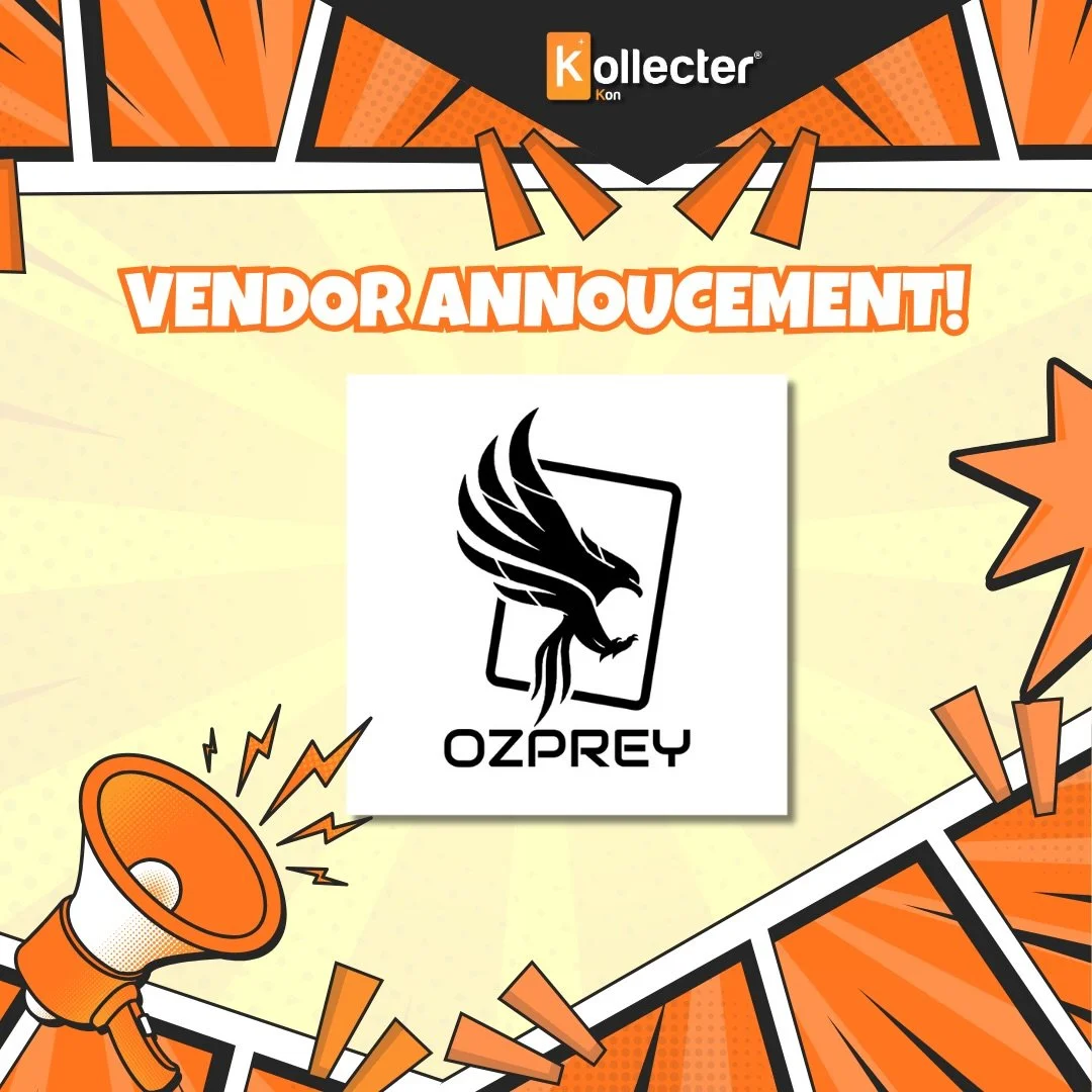 🎉 VENDOR ANNOUNCEMENT 🎉

Please welcome @ozpregrading (OZPREY), a WA-based specialist bringing premium sealed products and TCG accessories to Kollecter Kon 2026!

Working across Pokemon TCG, One Piece TCG, and PSA-ready prep, OZPREY is all about pr