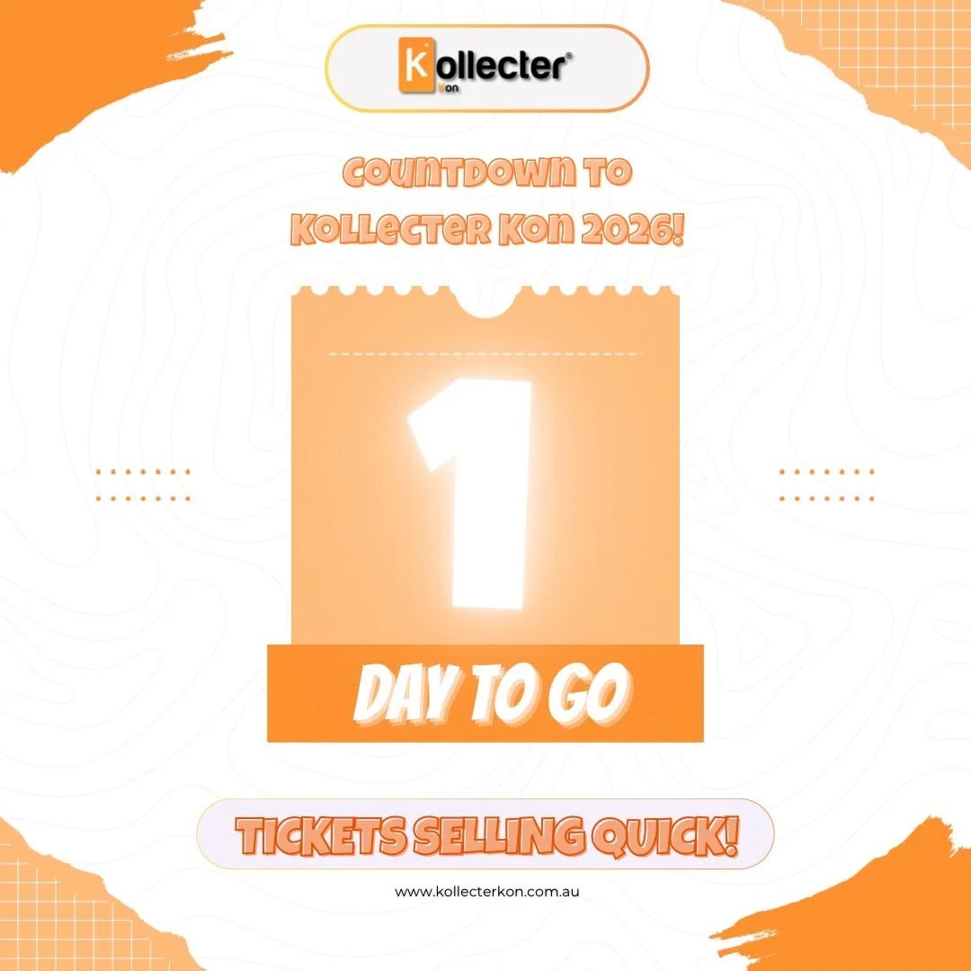 TOMORROW IS THE DAY! 🔥🎟️

Kollecter Kon takes over the Perth Convention and Exhibition Centre.

Cards and slabs everywhere, sports heat, PSA submissions, free wheel spins, gaming trailers, arcades, and Pikachu and Eevee photo ops all day.

If you d