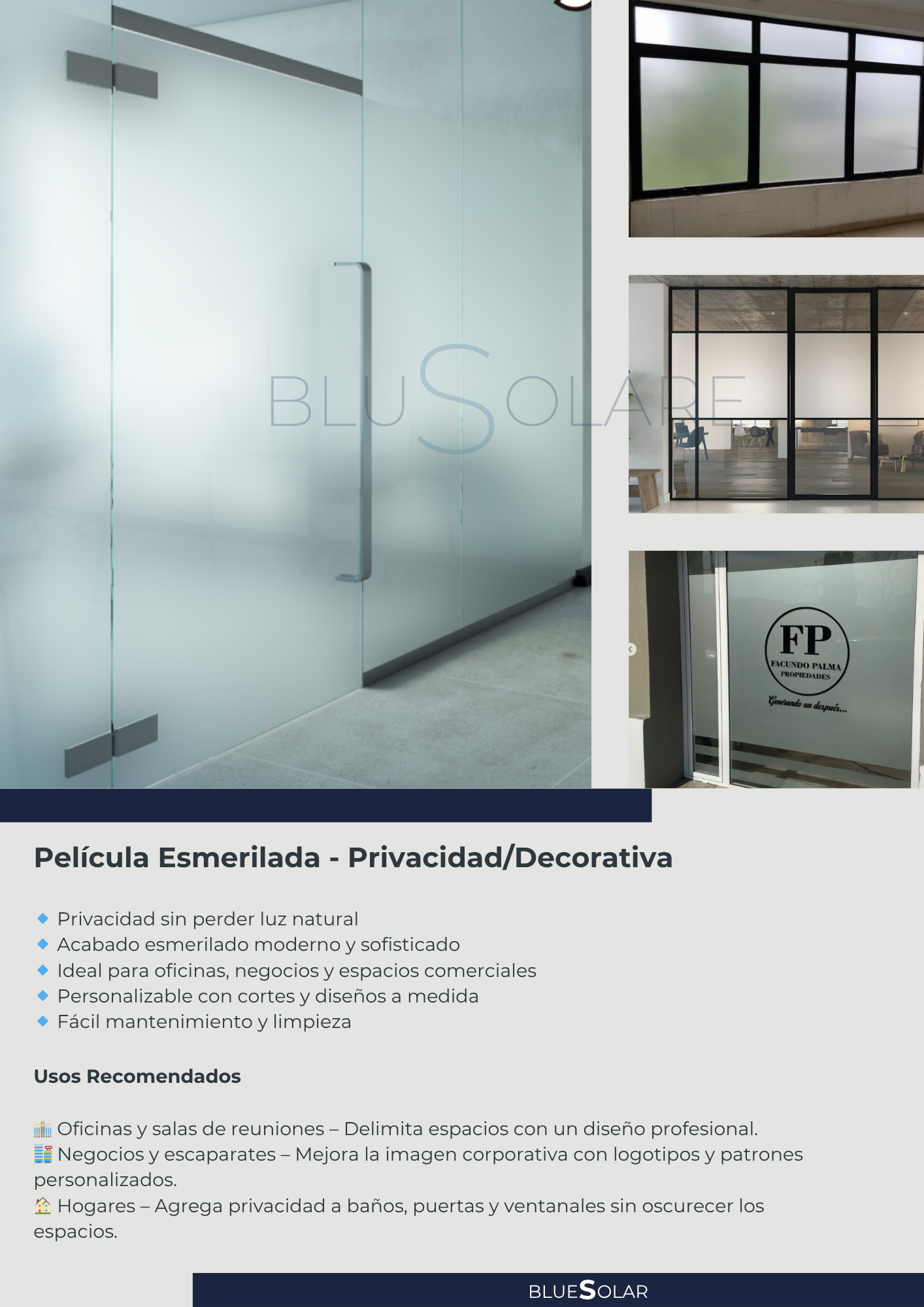 Película Esmerilada