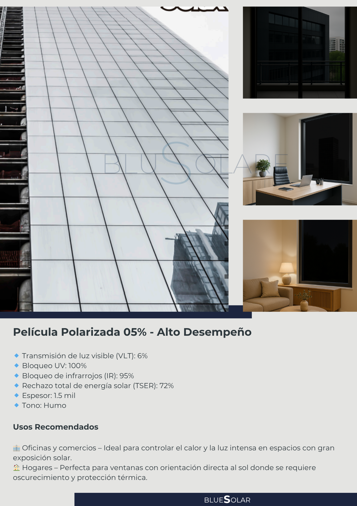 Película Polarizada 05%