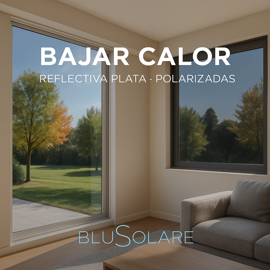 Pelicula para ventanas para bajar el calor