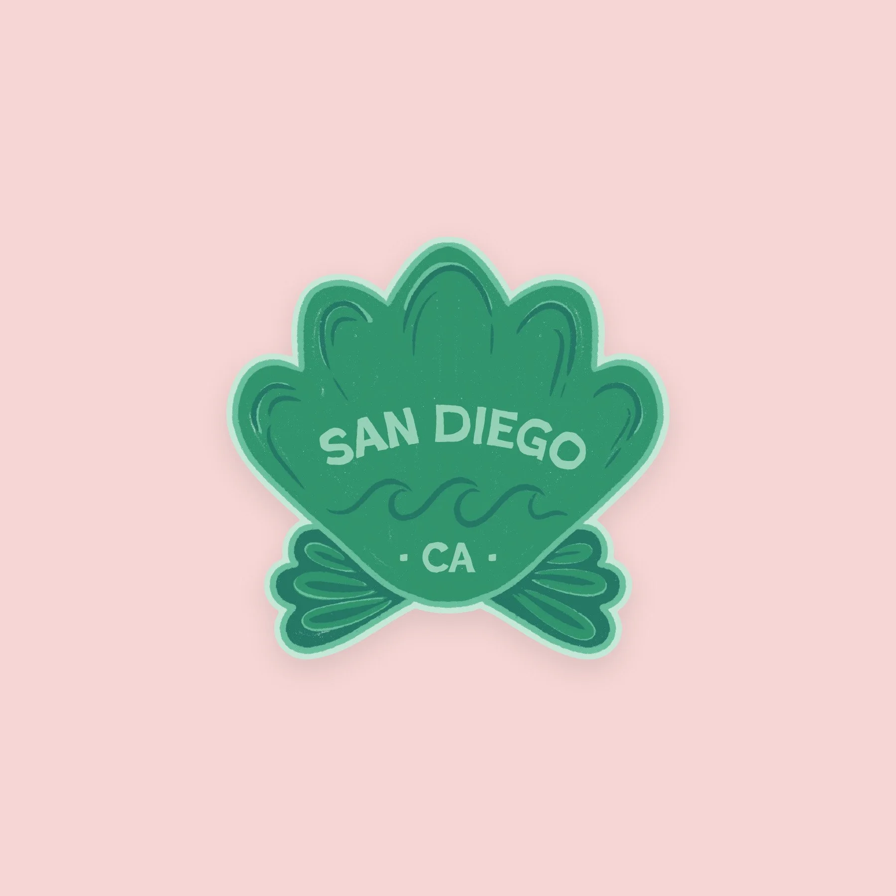 San Diego Shell | 3 x 3 in