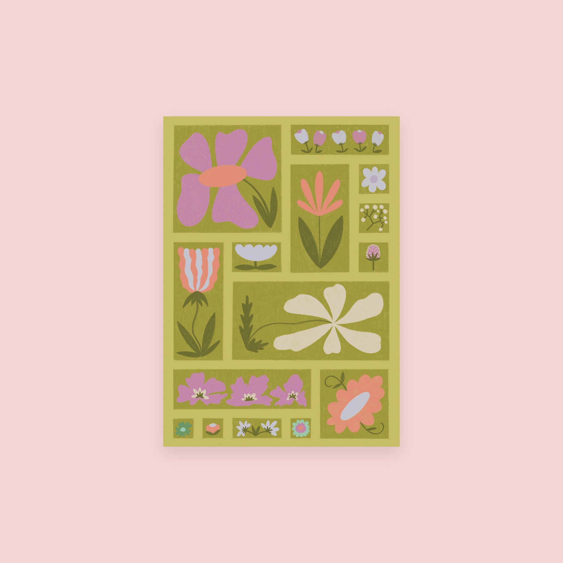 Chartreuse Garden | 2.5 x 3.5 in