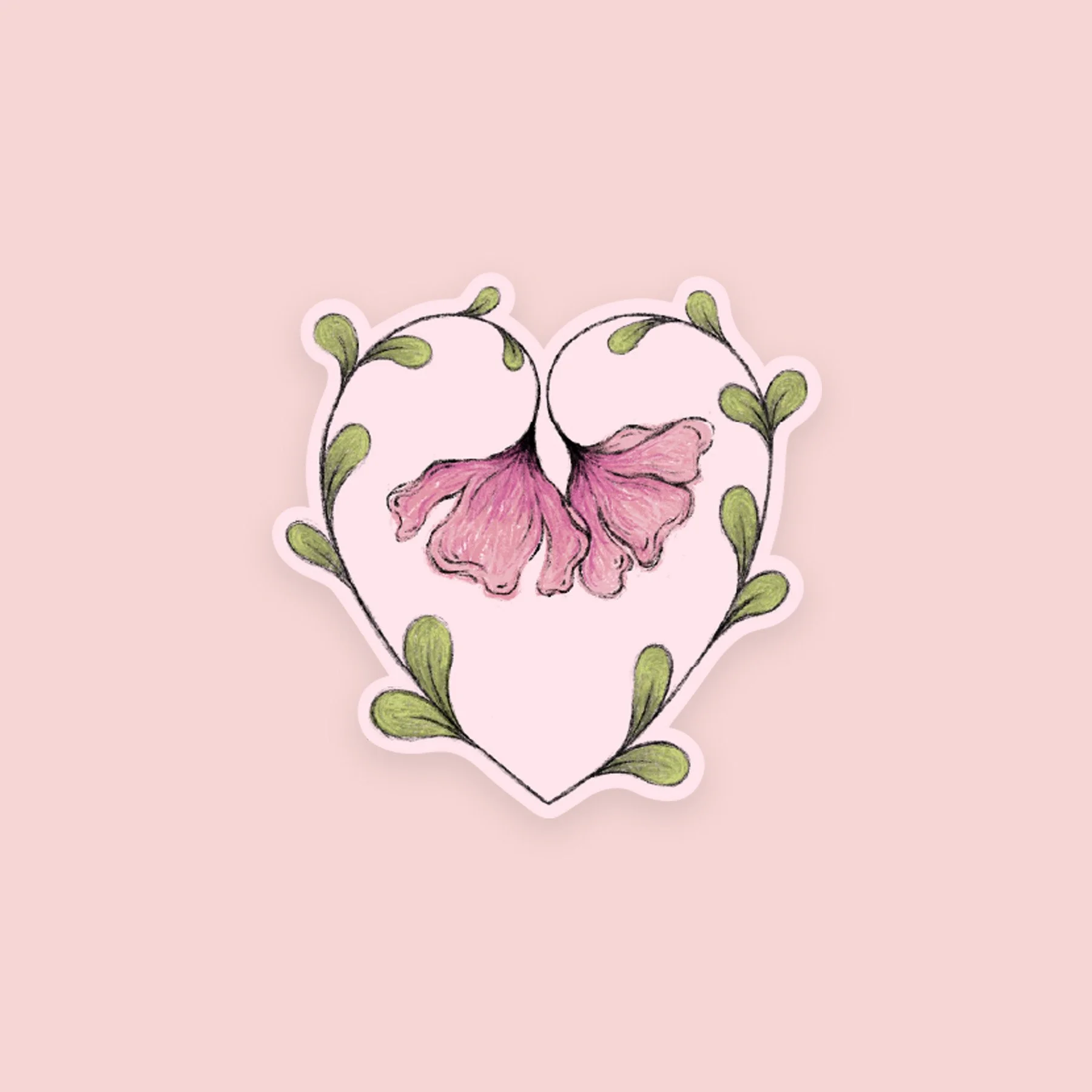 Sticker_Flat Lay_Mock Up_Blooming Heart.jpg