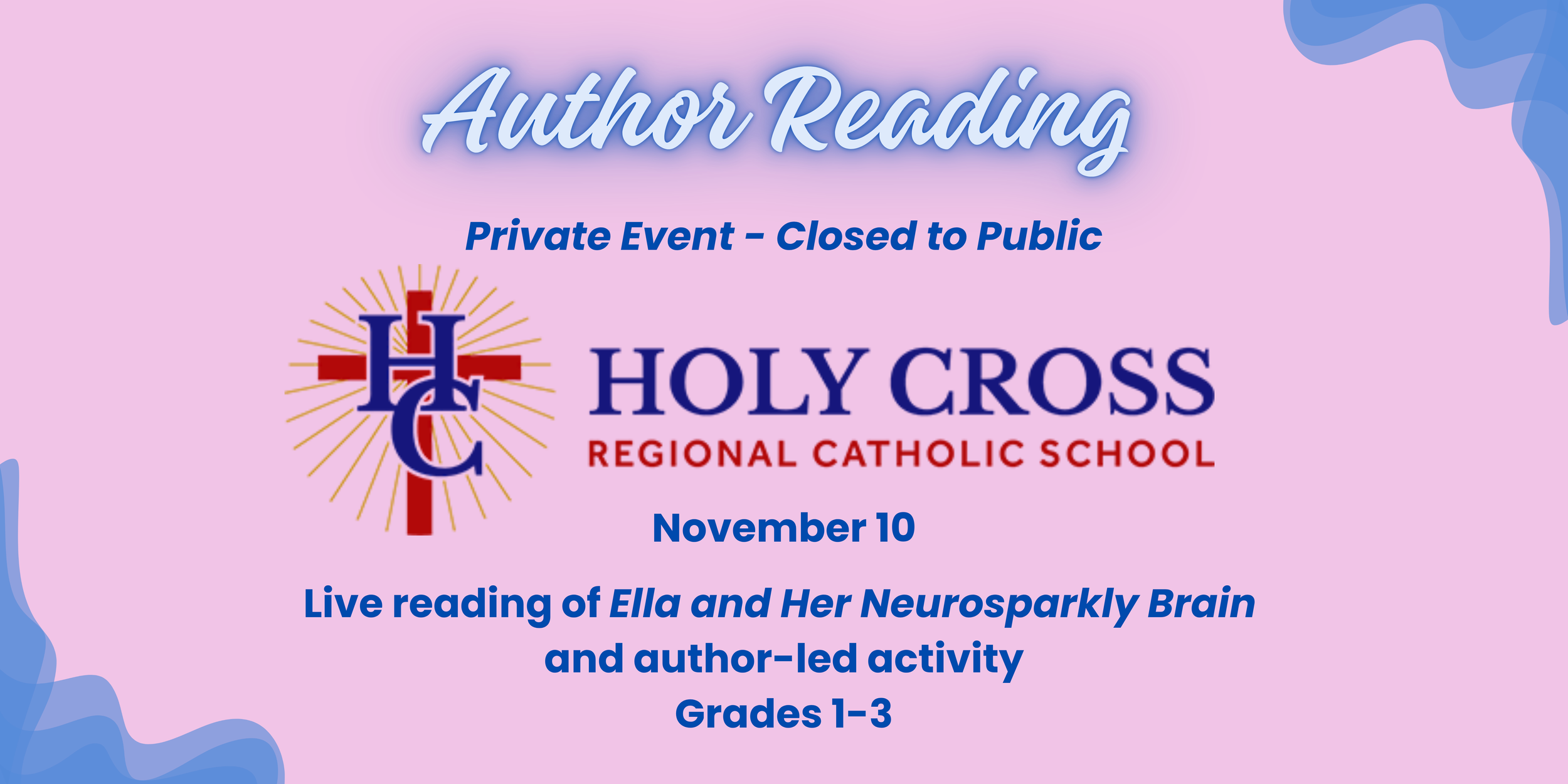 Author Reading: Holy Cross Catholic School