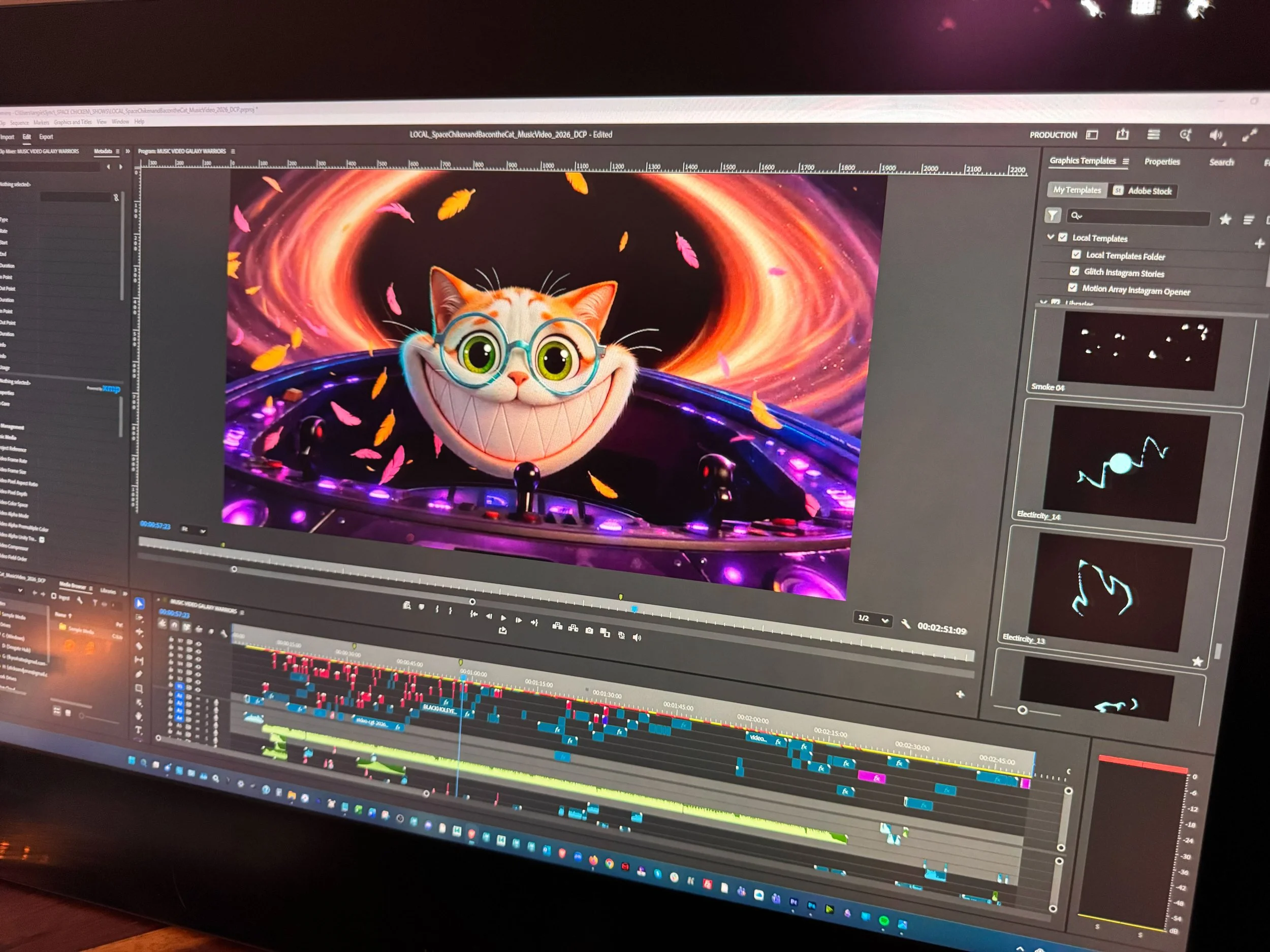 Space Chiken and Bacon the Cat - Galaxy Warriors - Premiere Edit Screenshot