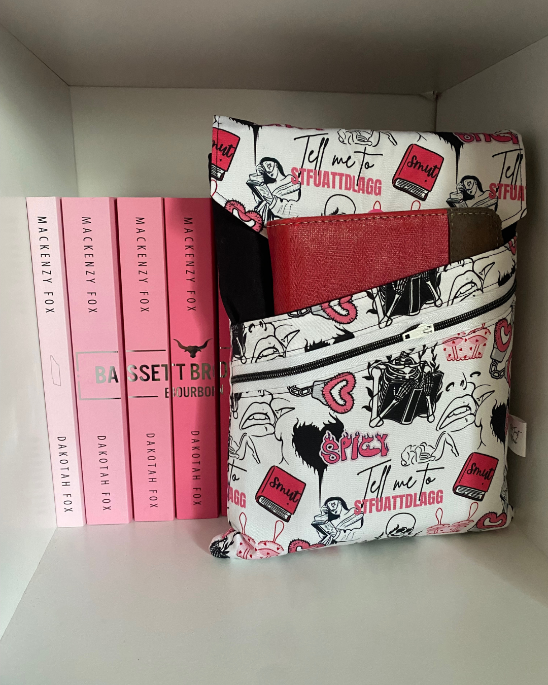 Tell Me To STFUATTDLAGG BAD BOY MEDIUM e-reader/book sleeve/pouch 3 in 1