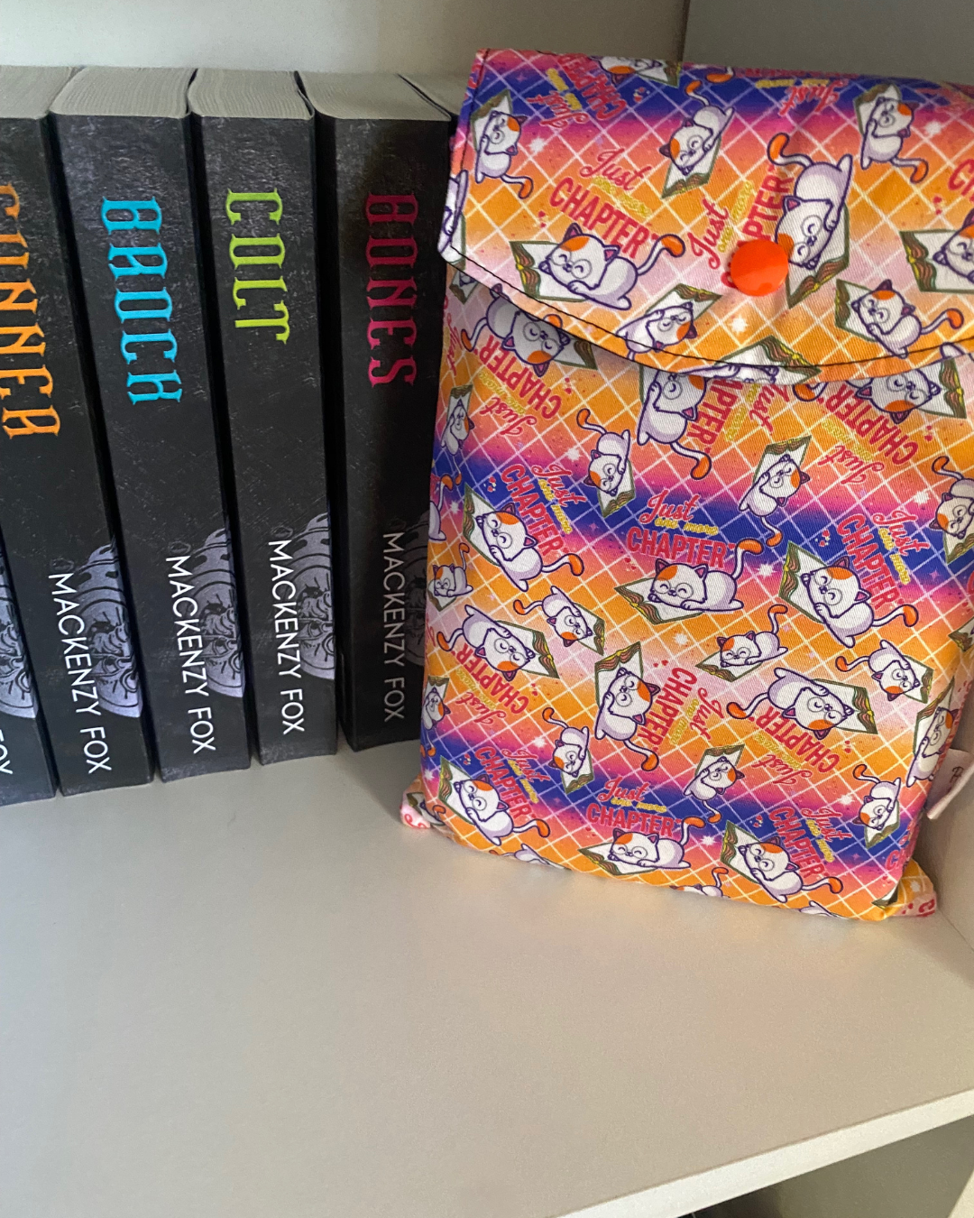 Cat Nap (Just One More Chapter) /e-reader/book sleeve/pouch Sml-Med