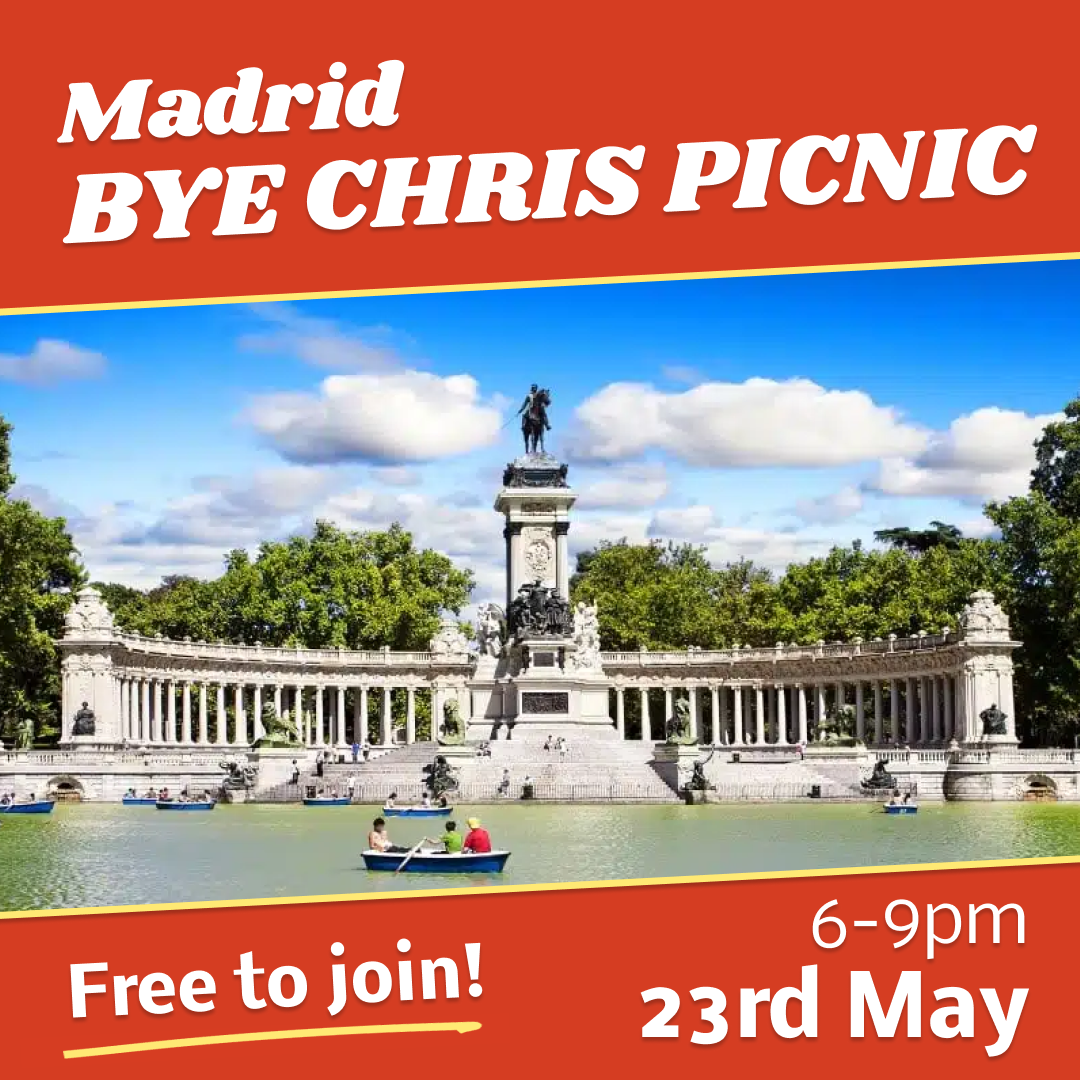 Bye Chris! Picnic in Retiro