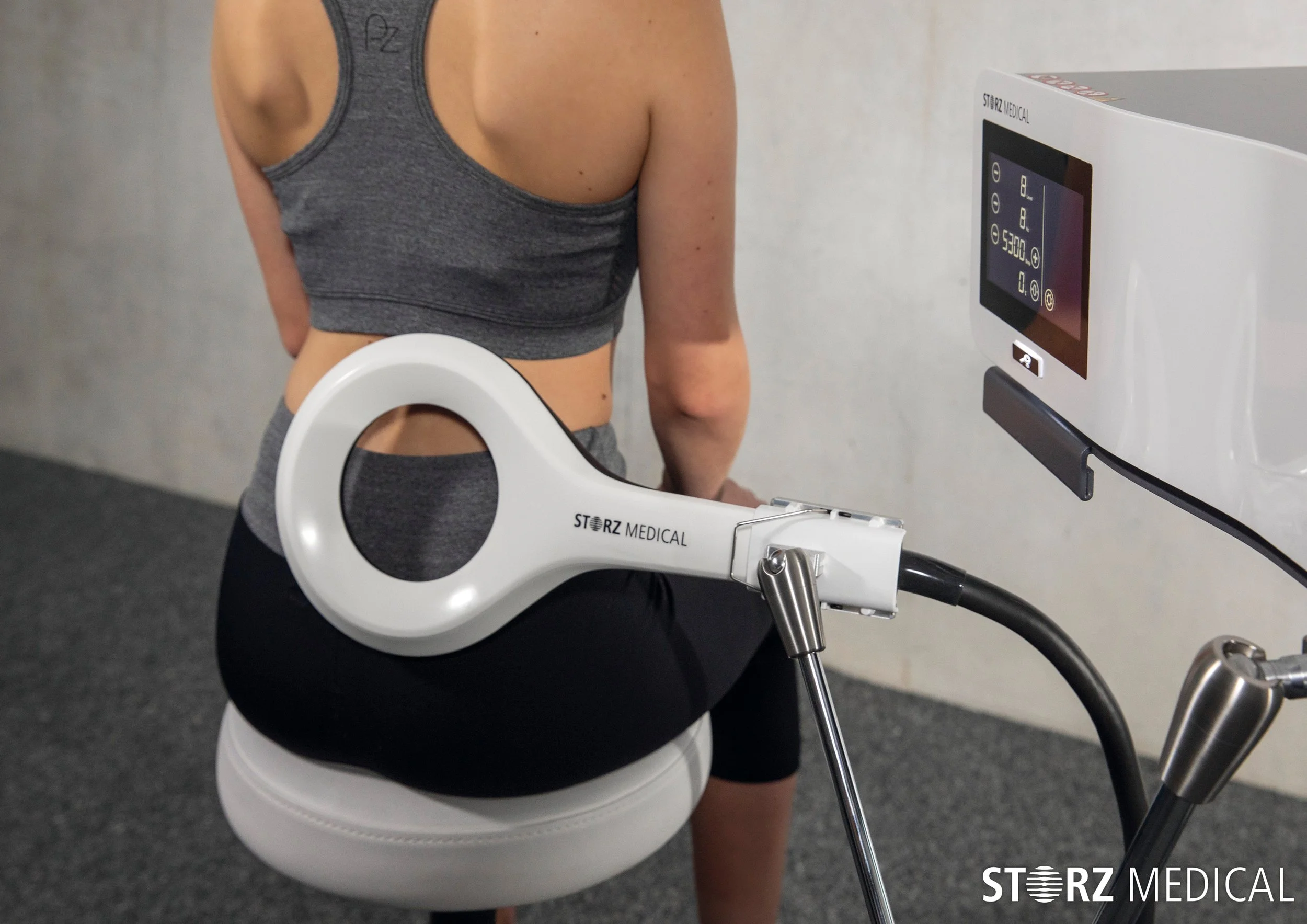 electromaget therapy for low back pain in a female patient