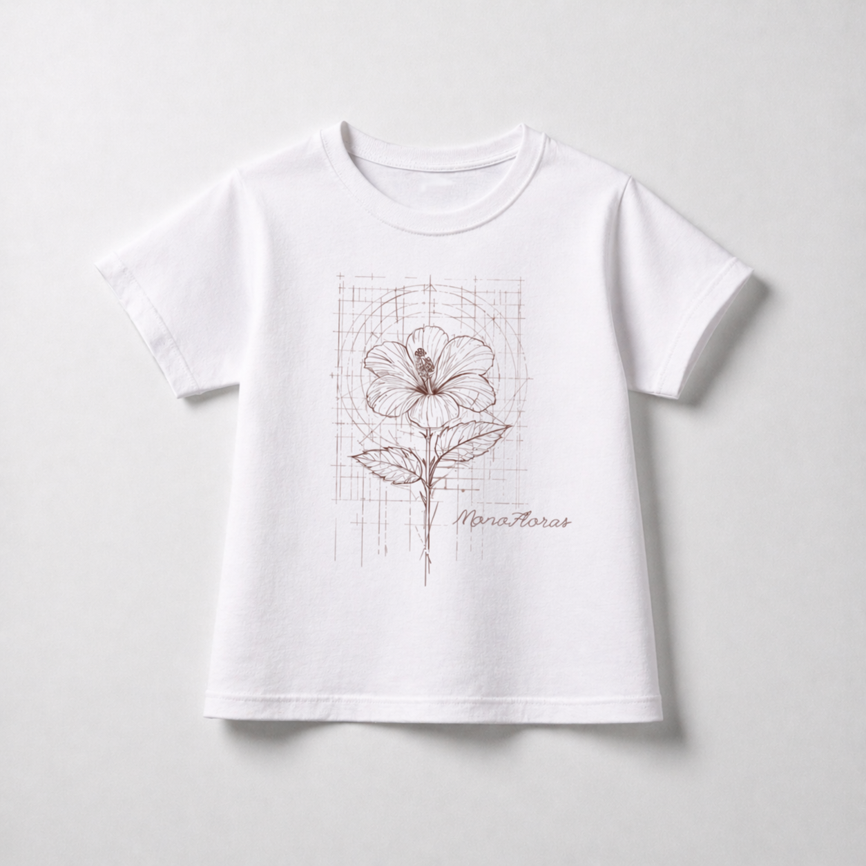 Floral Blueprint T-shirt