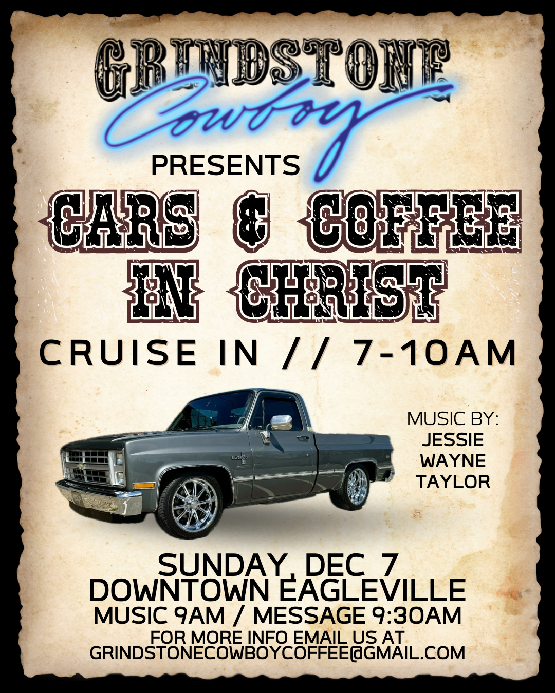 Cars & Coffee In Christ Cruise In