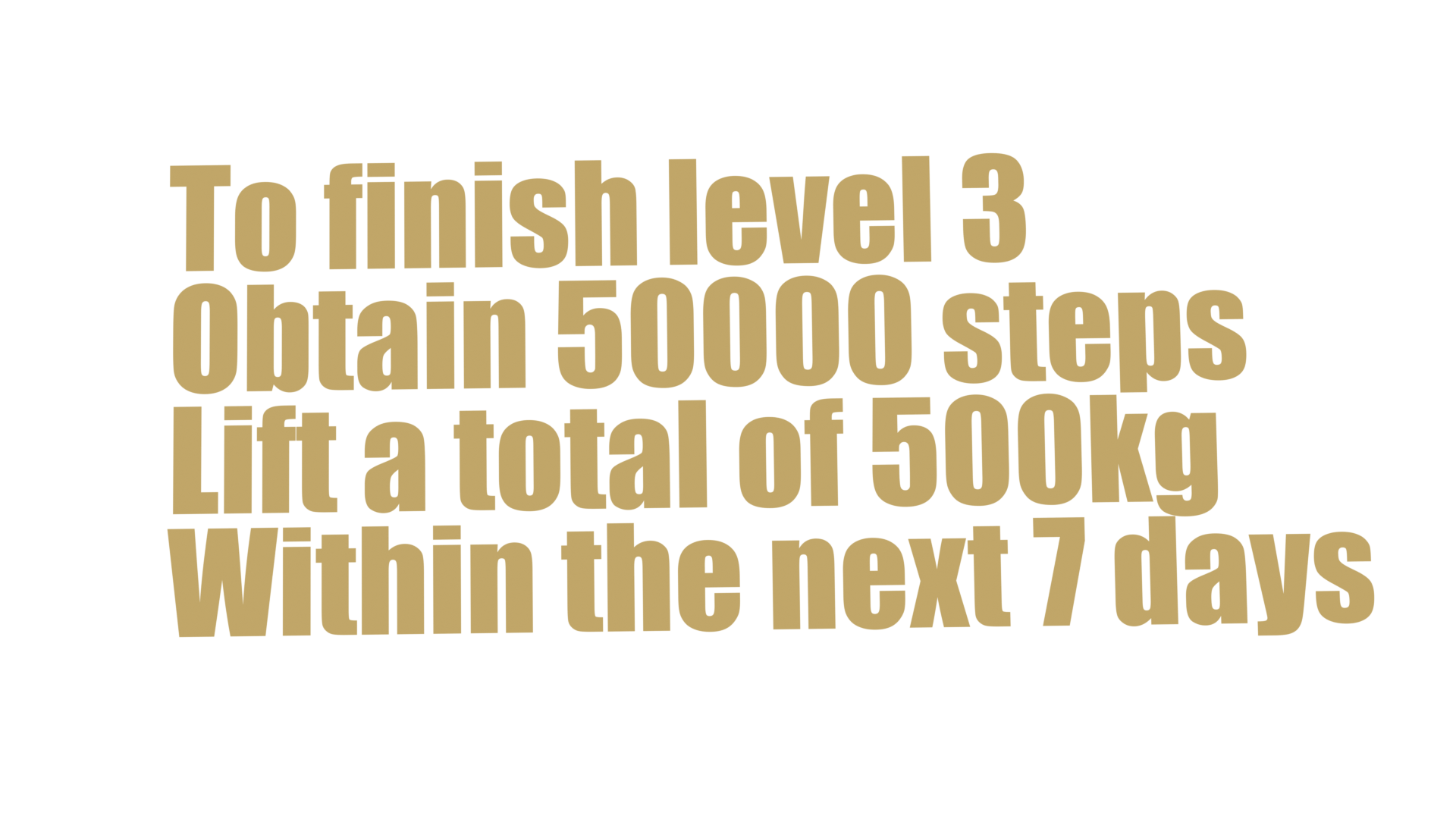 Challenge requirements | How i lost 90kg