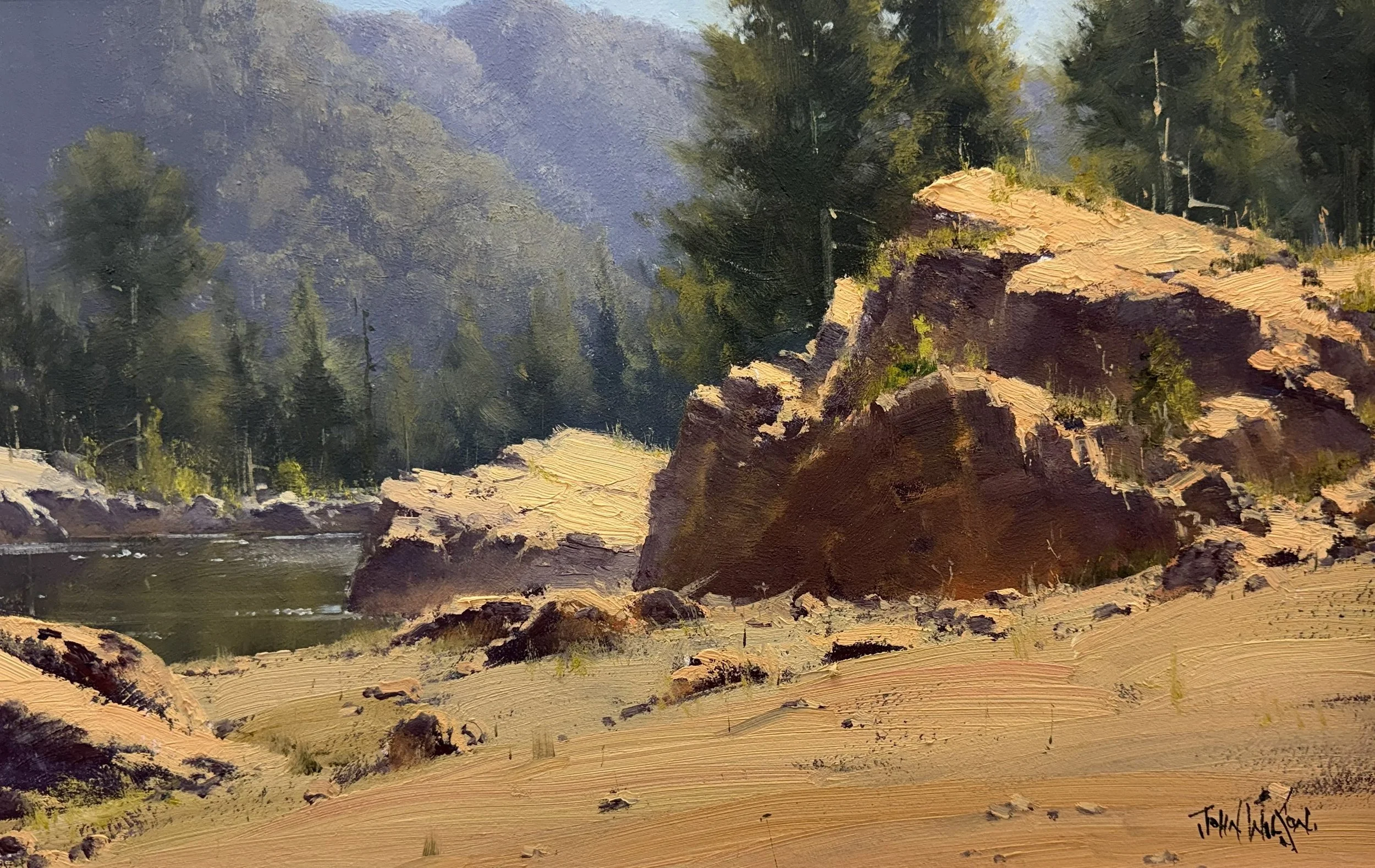 Pink Rocks - Cox river, Megalong Valley 57.jpg