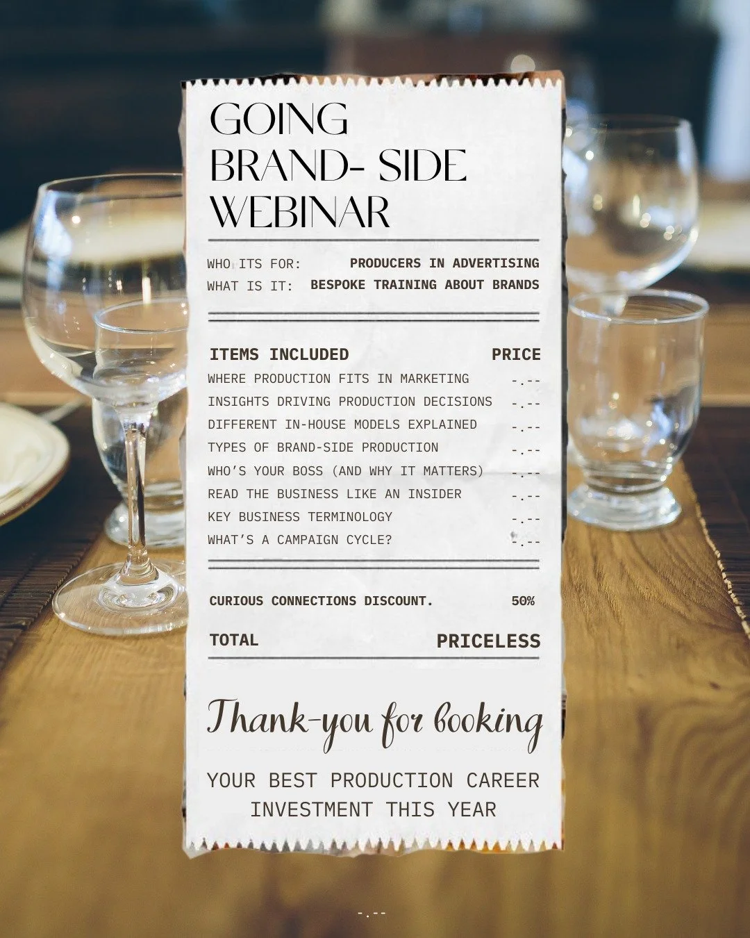 Networking is crucial - but it's NOT the only career investment producers can make.
When producers call me asking for advice on how to get more work, how the market looks, I always say *Don't put ALL your eggs in the networking basket.*

While you're
