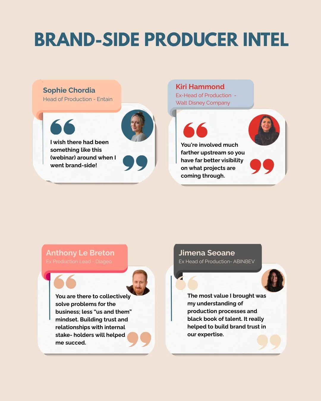 Behind the Going Brand-Side webinar 17th September: 50% discount code for my network CCGBSEB

Insights from interviews with brand-side production leaders across the industry, plus the proven expertise of J&amp;R Collective:

Nils Leonard, Founder of 