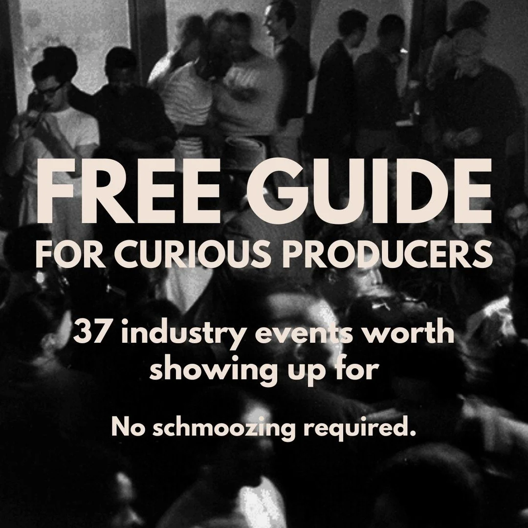 I know lots of producers hate networking.

Fair enough. It does tend to conjure up visions of name badges, forced smiles and someone scanning the room over your shoulder while you&rsquo;re still mid-sentence.

But the right events get you out of your