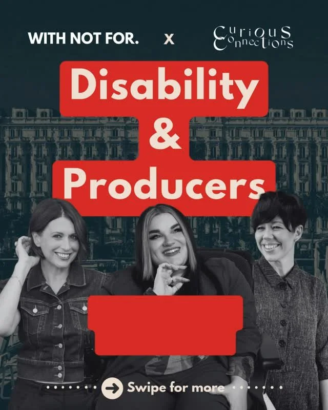 Most of the conversations I've had since the Get Kelly to Cannes fundraiser 2025 showed that people really care about improving access to Production for Disabled talent. However, It's the fear of getting it wrong that stops them.

I've felt that myse
