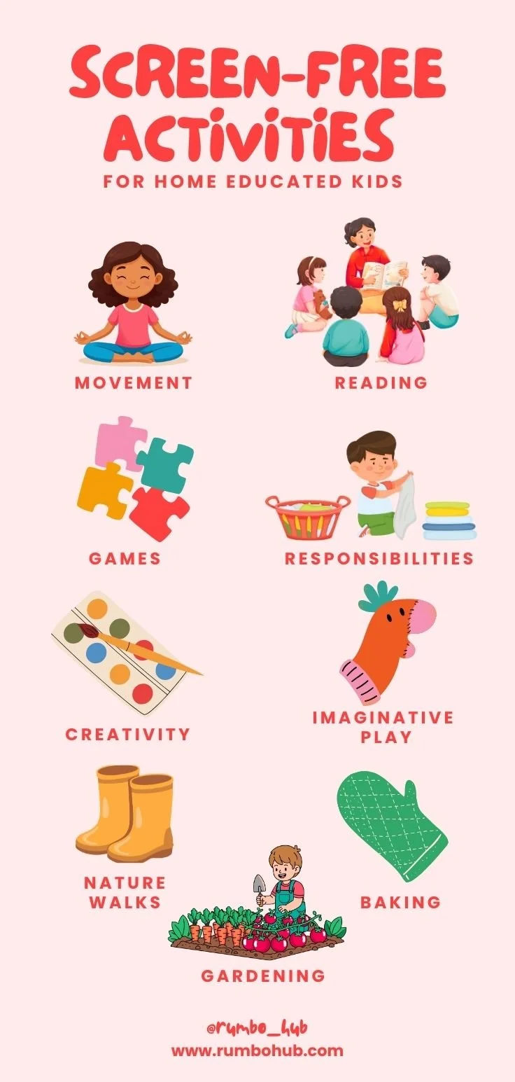 Screen‑Free Activities for Home‑Educated Kids: Simple, Meaningful Ways to Learn Through Real Life!