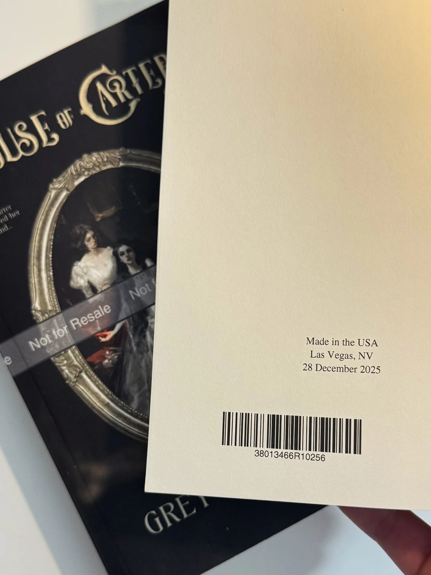The proof copy has arrived ✨
Nothing gives me more goosebumps than seeing the work I&rsquo;ve been shaping for years grow into something tangible: a book that can travel the world and reach readers I may never meet.

❤️&zwj;🔥House of Carter: The Cri