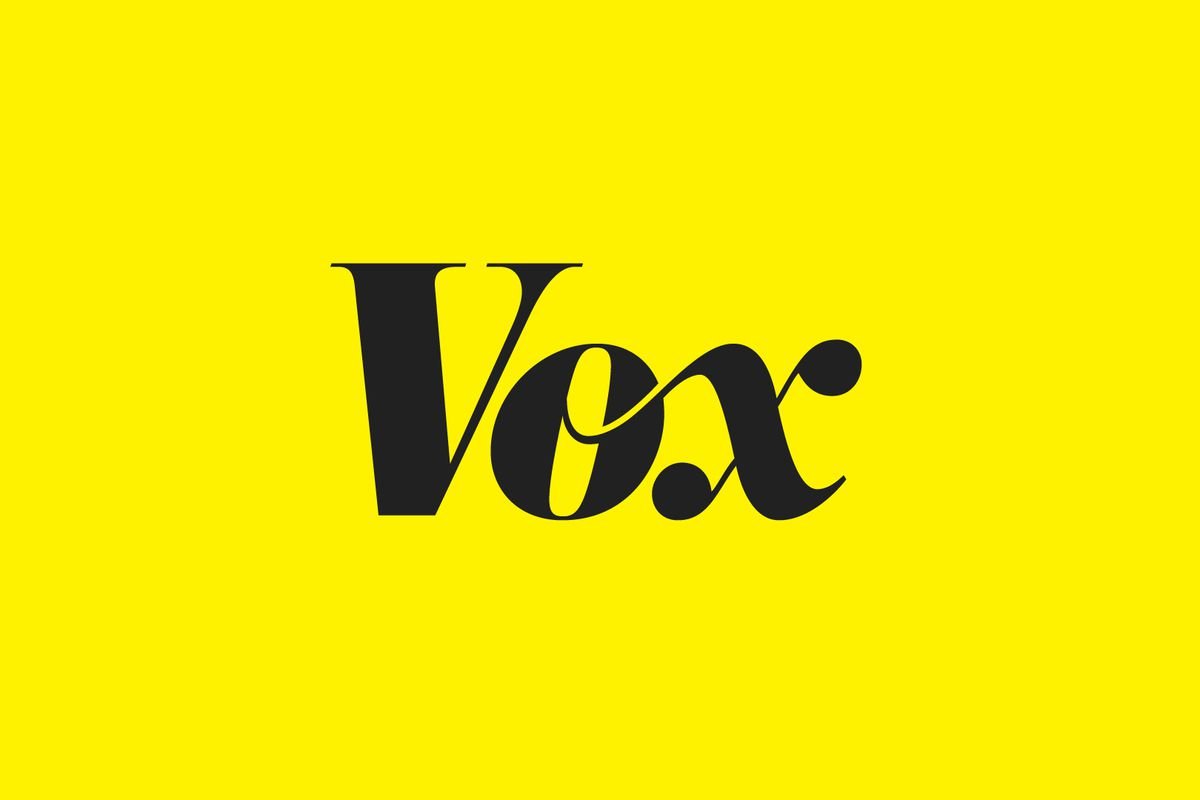 The word "Vox" written in black stylized font on a yellow background.