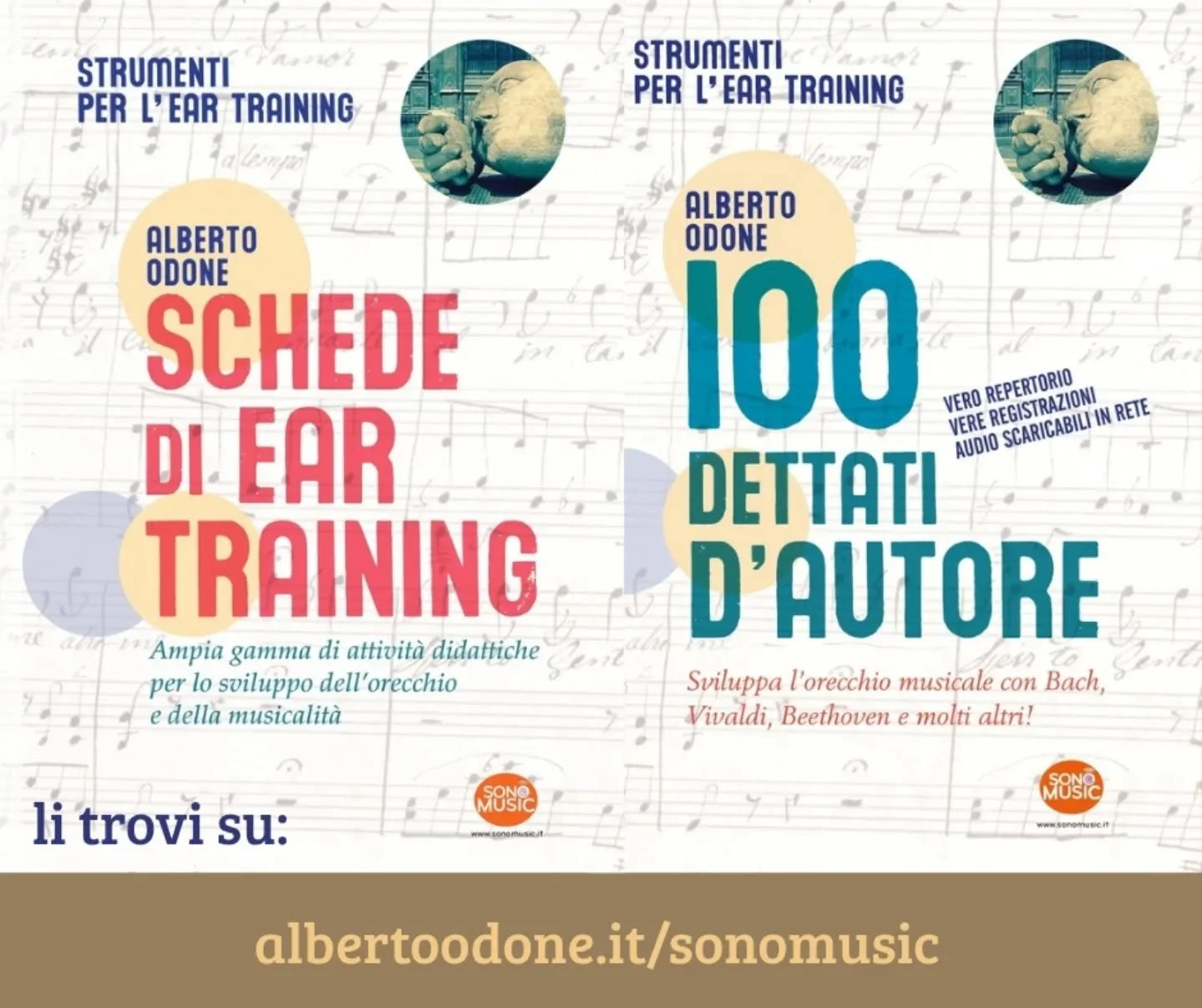 Mille modi di educare l' orecchio attraverso un' ampia gamma di attivit&agrave; e repertorio appassionante.
Vai su: albertoodone.it/sonomusic 
#formazionemusicale #kodalymethod #teoriamusicale #eartraining #solfeggio