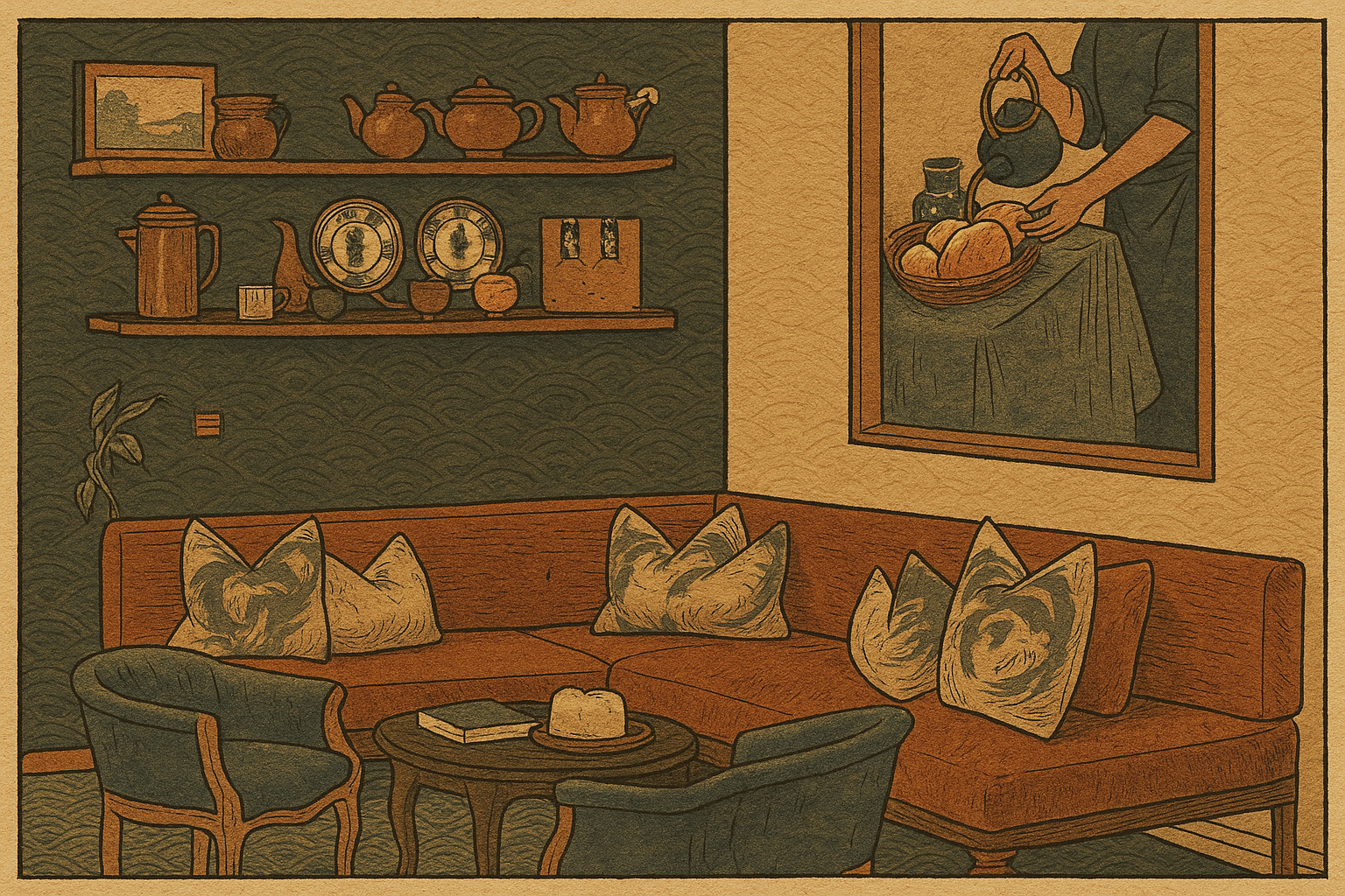 Hotel shop interior of La Botessa in Cape Town