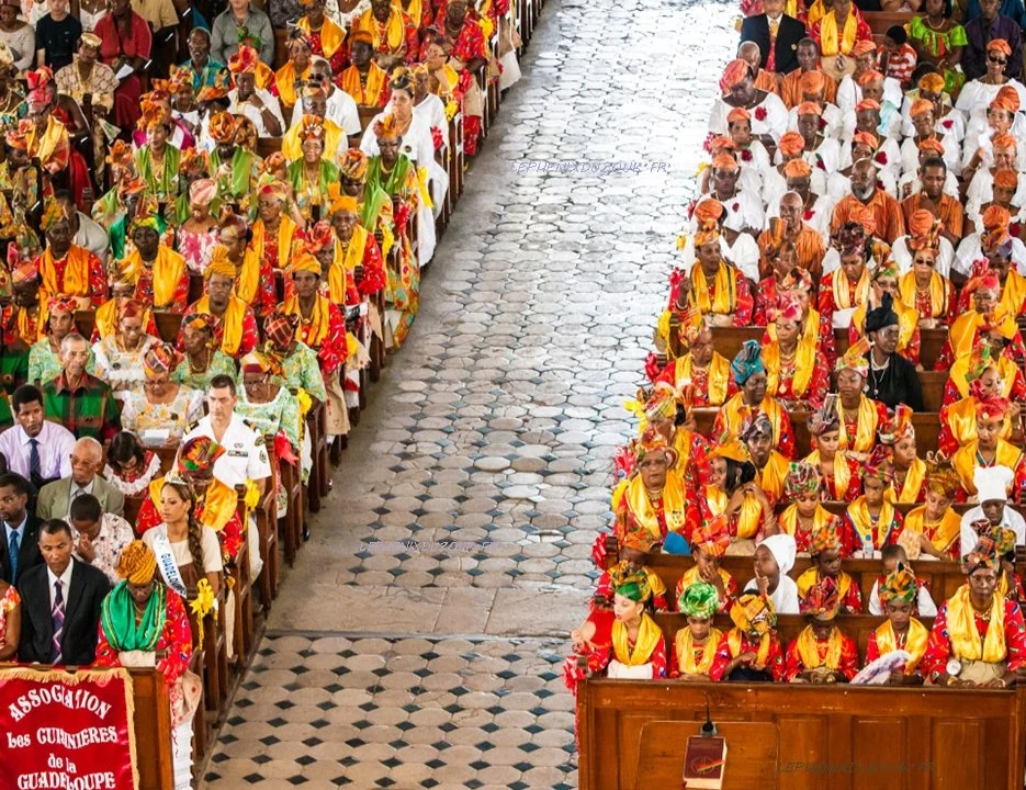 La fête de nos cuisinières de la Guadeloupe.