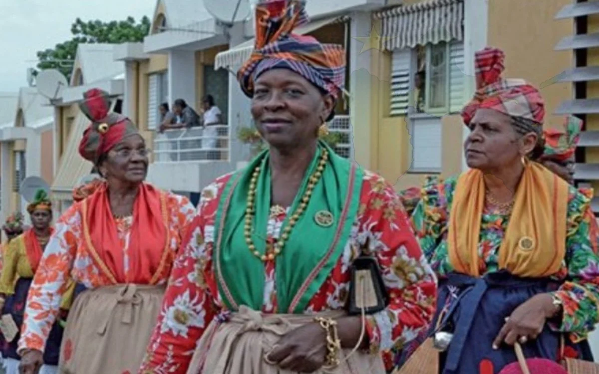Costumes de la fête des cuisinières de la Guadeloupe