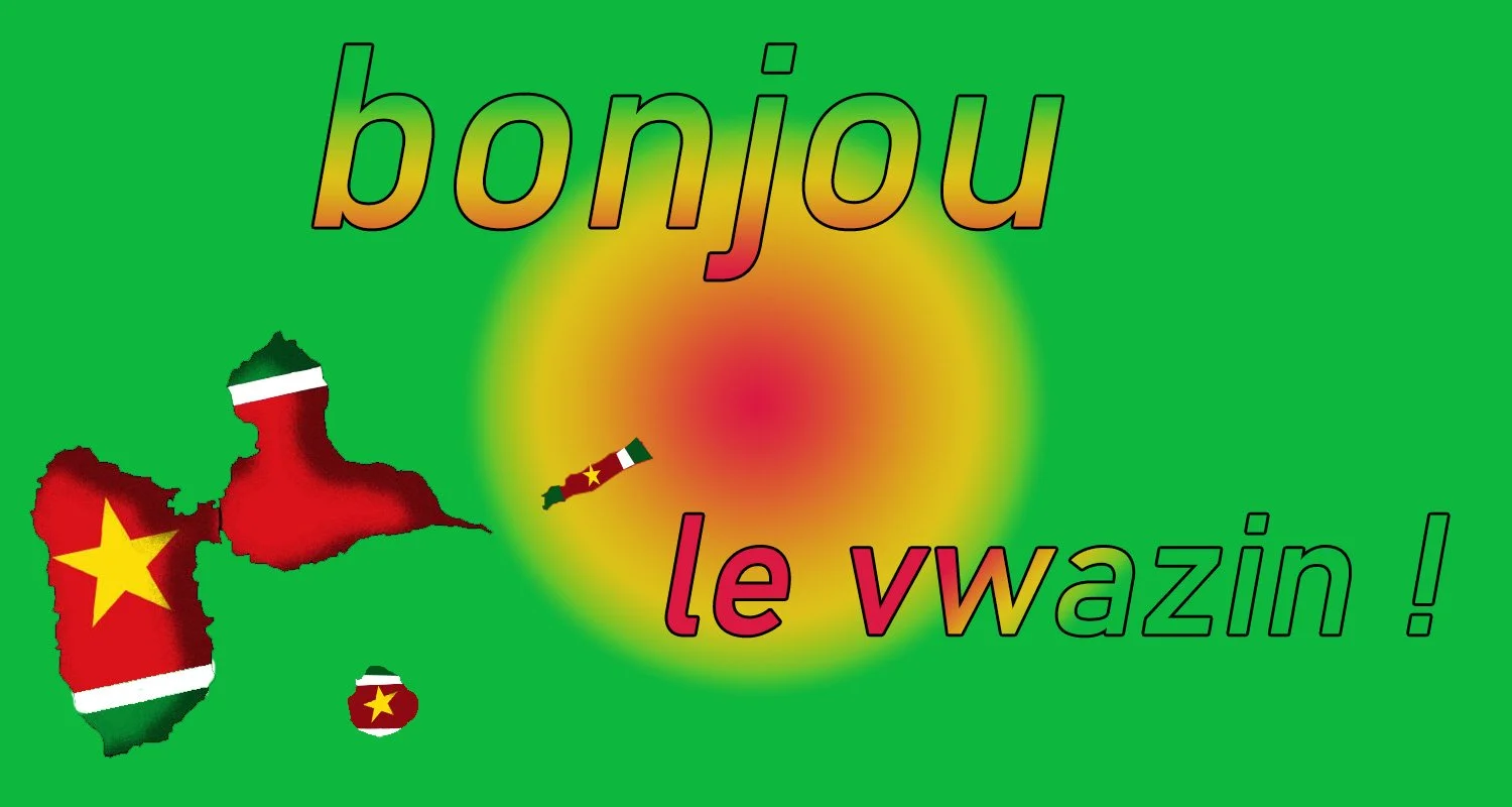 bonjou le vwazin en créole guadeloupe