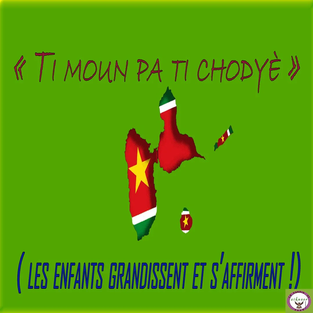 un proverbe créole de guadeloupe " ti-moun-pa-ti-chodyè "