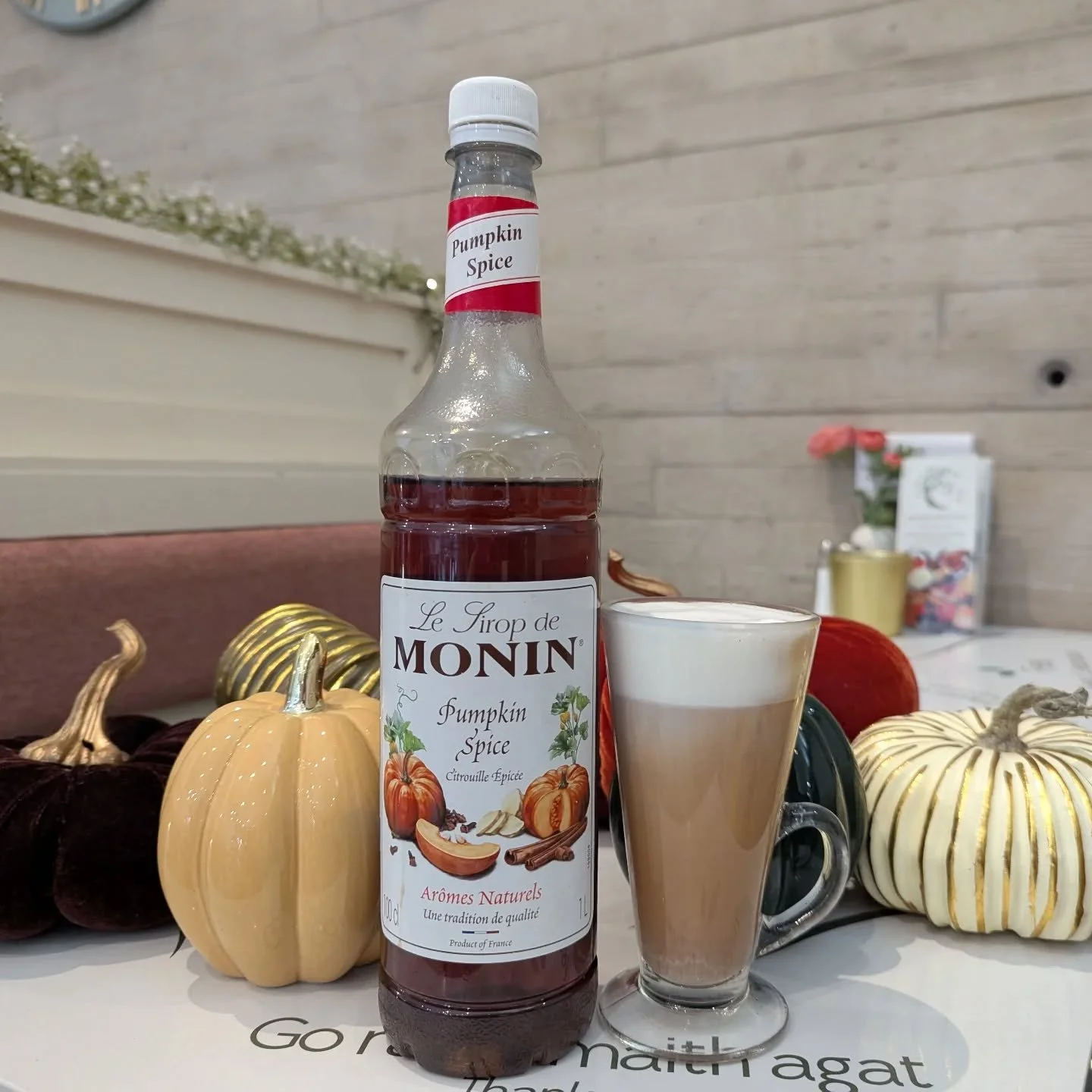 🍁✨ Fall in a Cup! ✨🍁

Autumn has officially arrived and so have our cozy new syrups!

🎃 Pumpkin Spice &ndash; the classic autumn favourite

Add a shot to your latte, cappuccino, or hot chocolate for the perfect seasonal treat.
Come taste the flavo