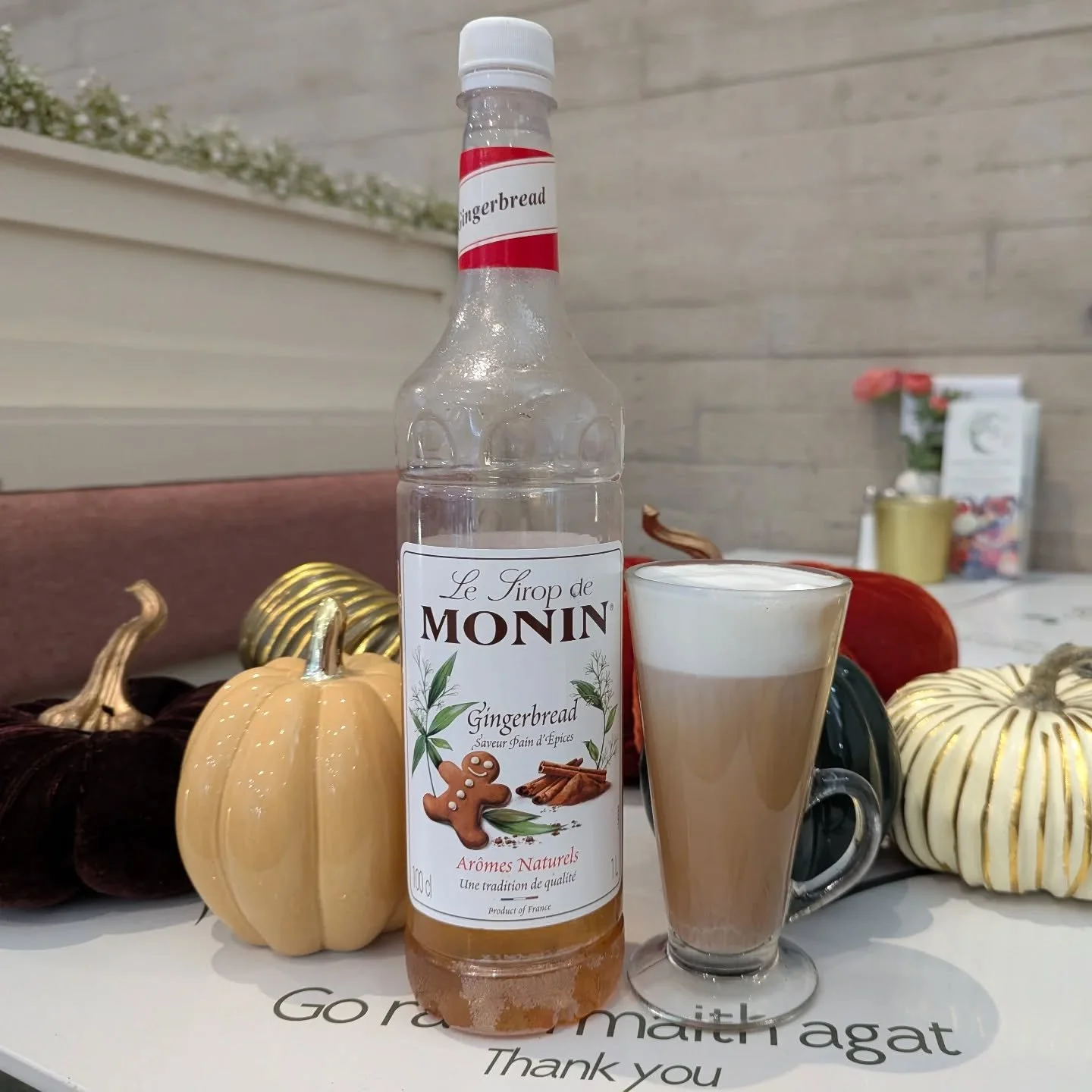 🍁✨ Fall in a Cup! ✨🍁

Autumn has officially arrived and so have our cozy new syrups!

🍪 Gingerbread &ndash; sweet, spicy &amp; oh-so comforting.

Add a shot to your latte, cappuccino, or hot chocolate for the perfect seasonal treat.
Come taste the