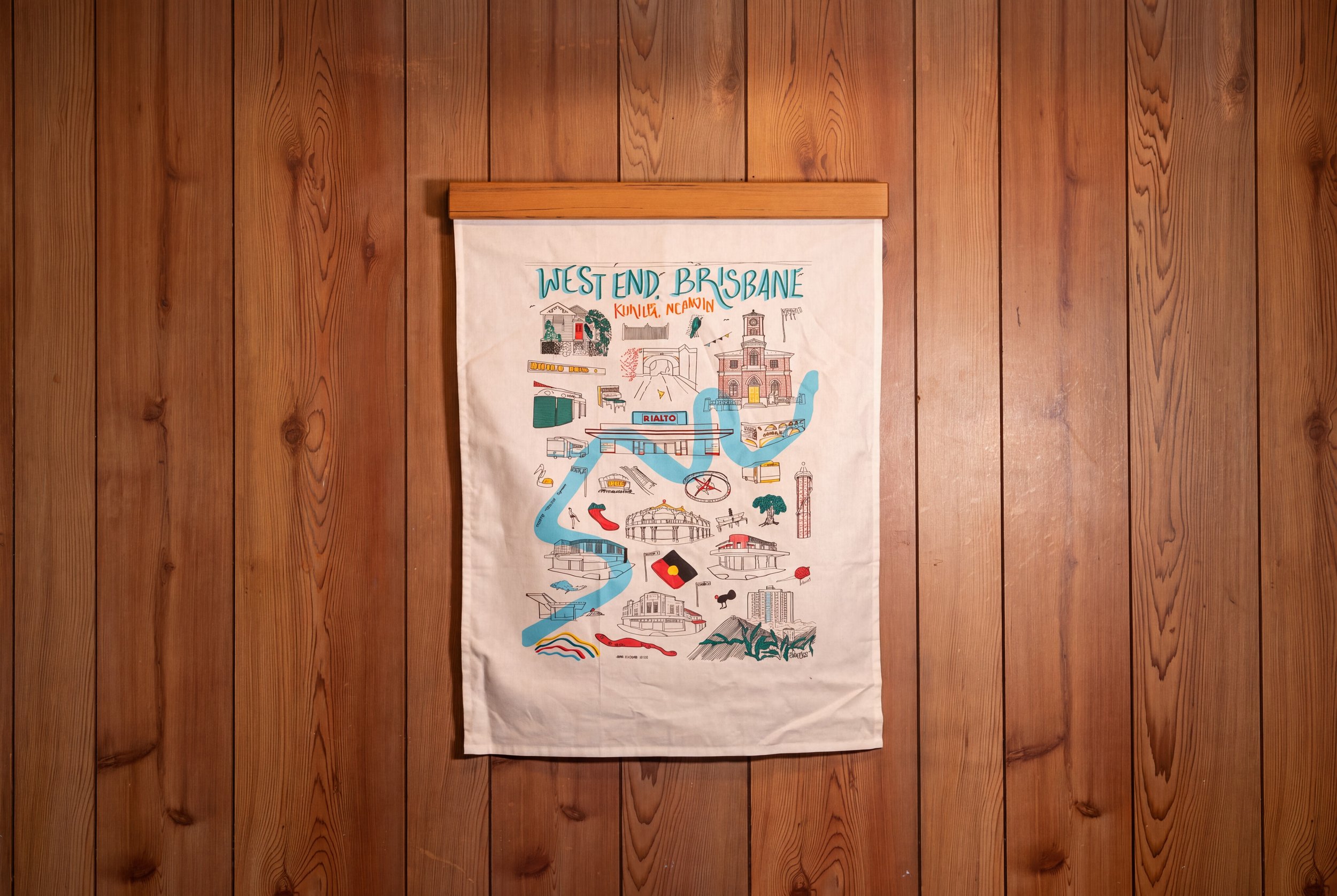 Timber Tea Towel Frame