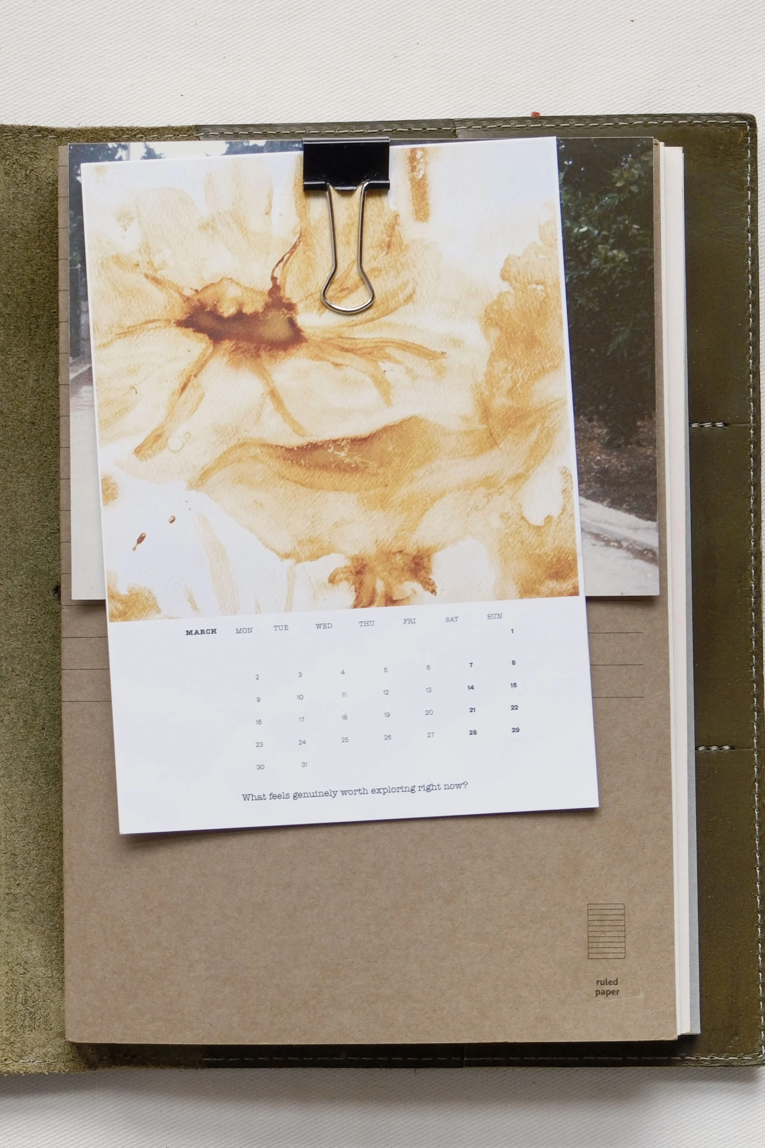 Mail Club Journal Calendar