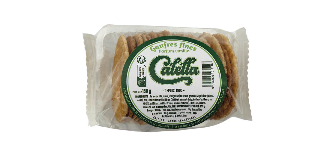 Paquet de fines gaufres Calleta
