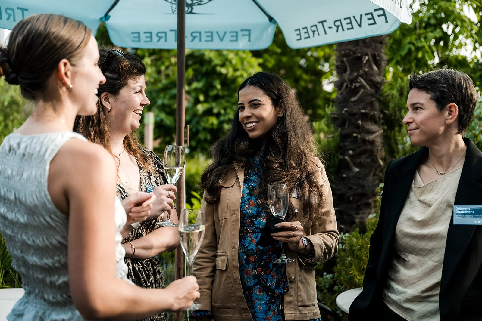  Delegates networking at the  Checkout.com  welcome event during Money20/20 Europe in Amsterdam. 