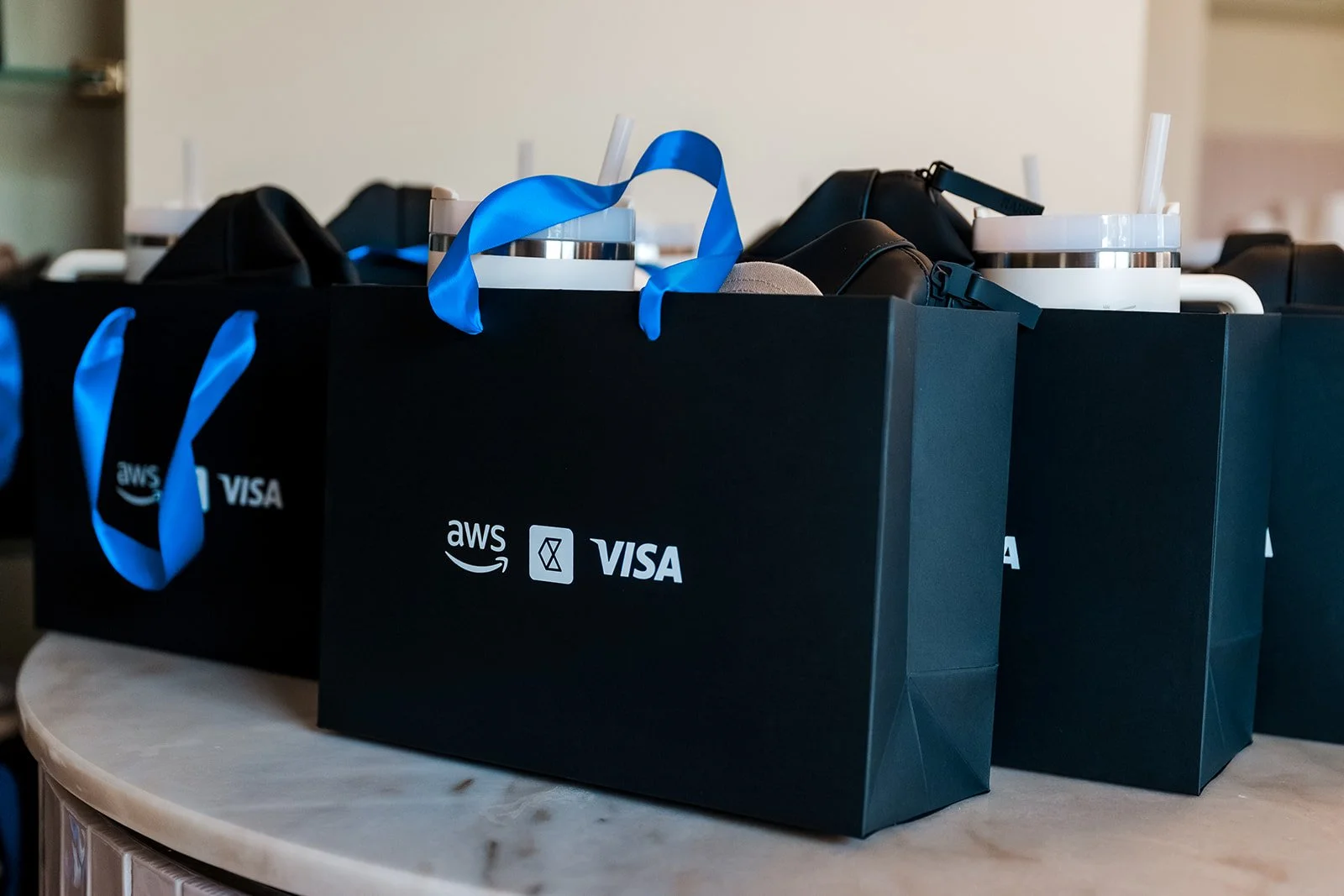  Branded  Checkout.com  welcome gifts for delegates attending the Money20/20 Europe networking event. 