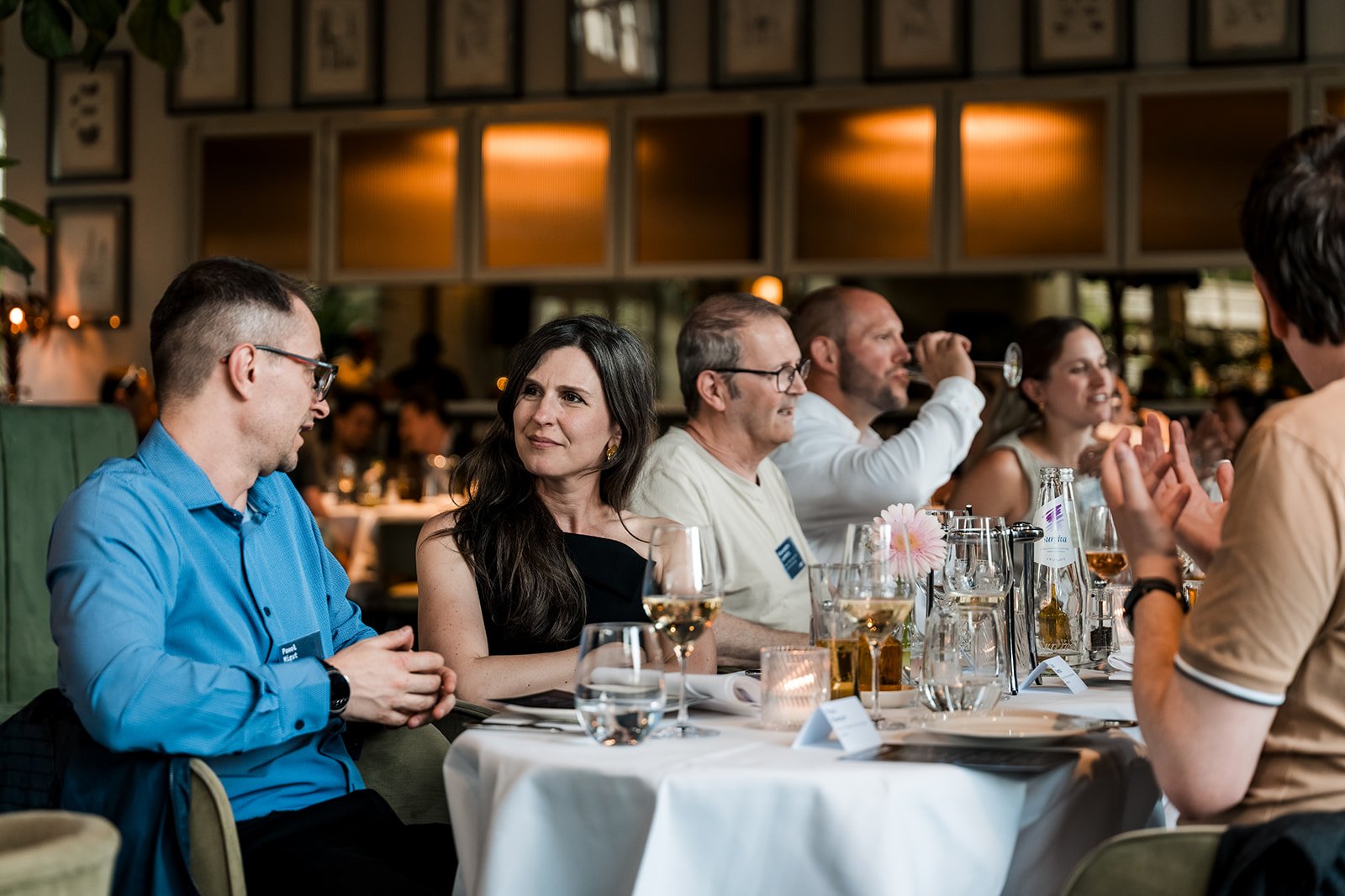  Delegates networking during Money20/20 Europe in Amsterdam. 