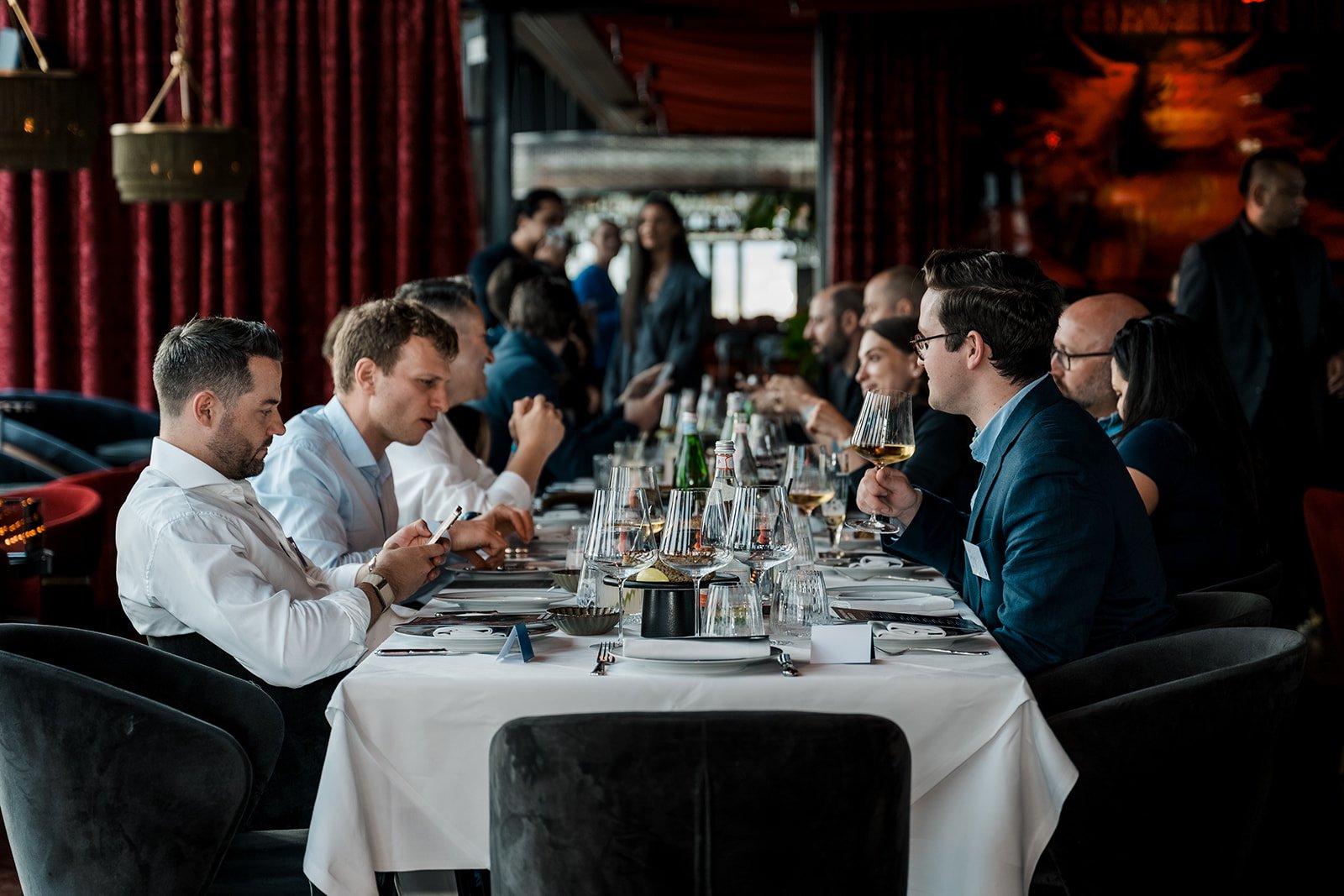  Evening dinner for conference delegates at Money20/20 Europe in Amsterdam. 
