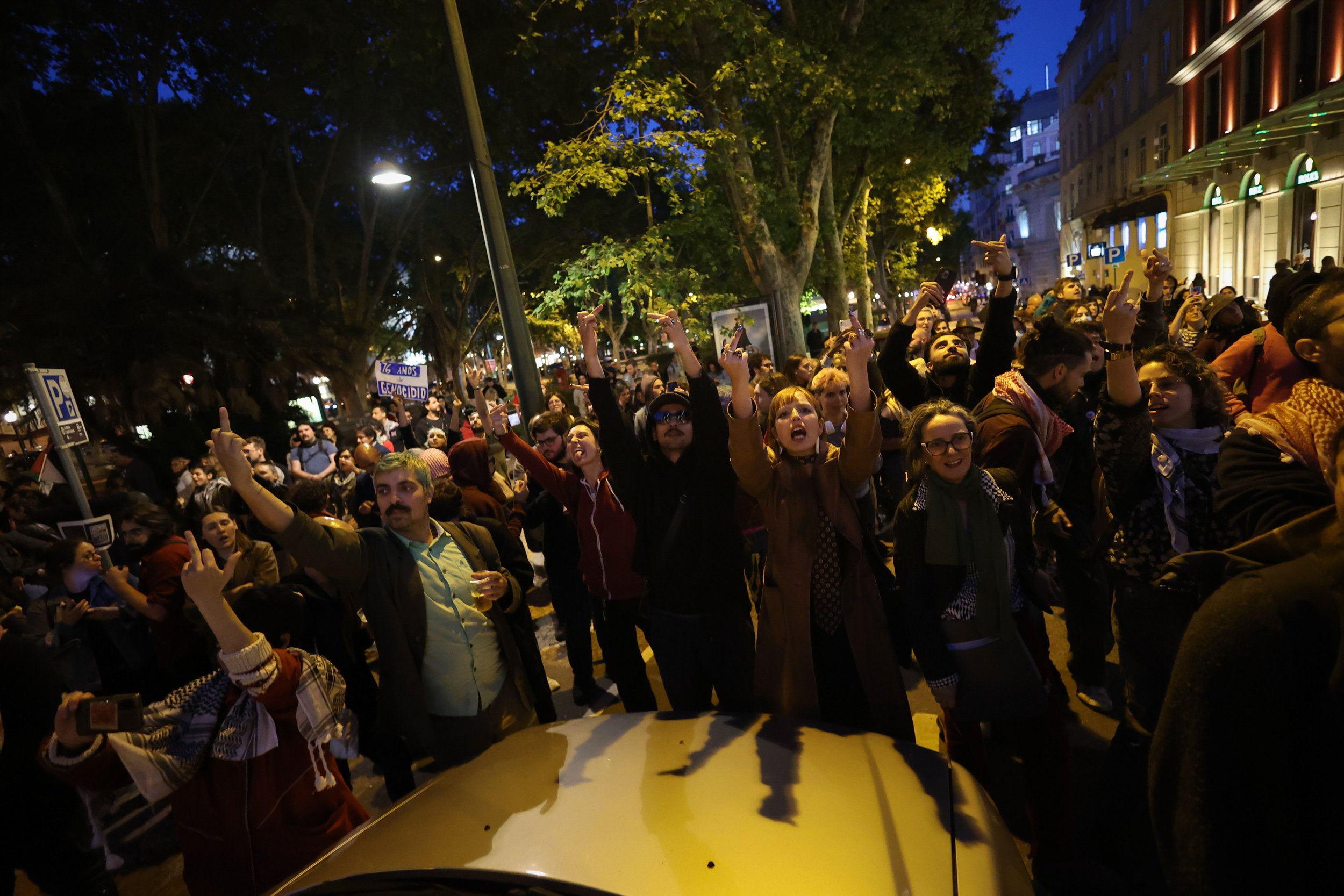Protest "Genocídio não é Cultura, pela Palestina", Lisbon 2024