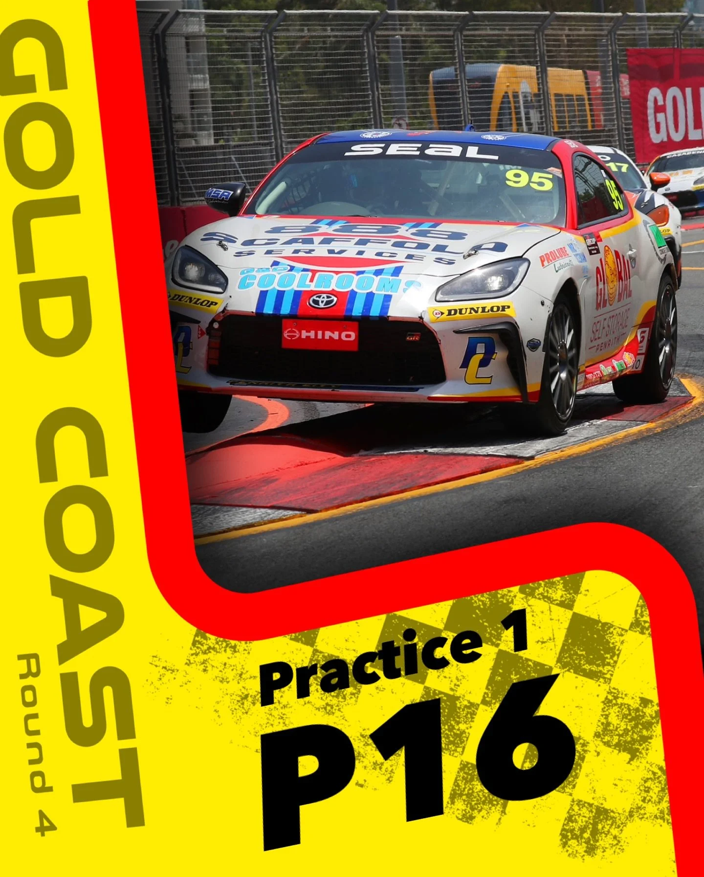 P16 in Practice 1, Had the pace to be further up the field, but after pushing the limits a bit too far, a curb strike took away our fastest lap.

Plenty of positives to take into Practice 2

Thanks to the Phil, Shaun, Robbo, and the whole team at Act
