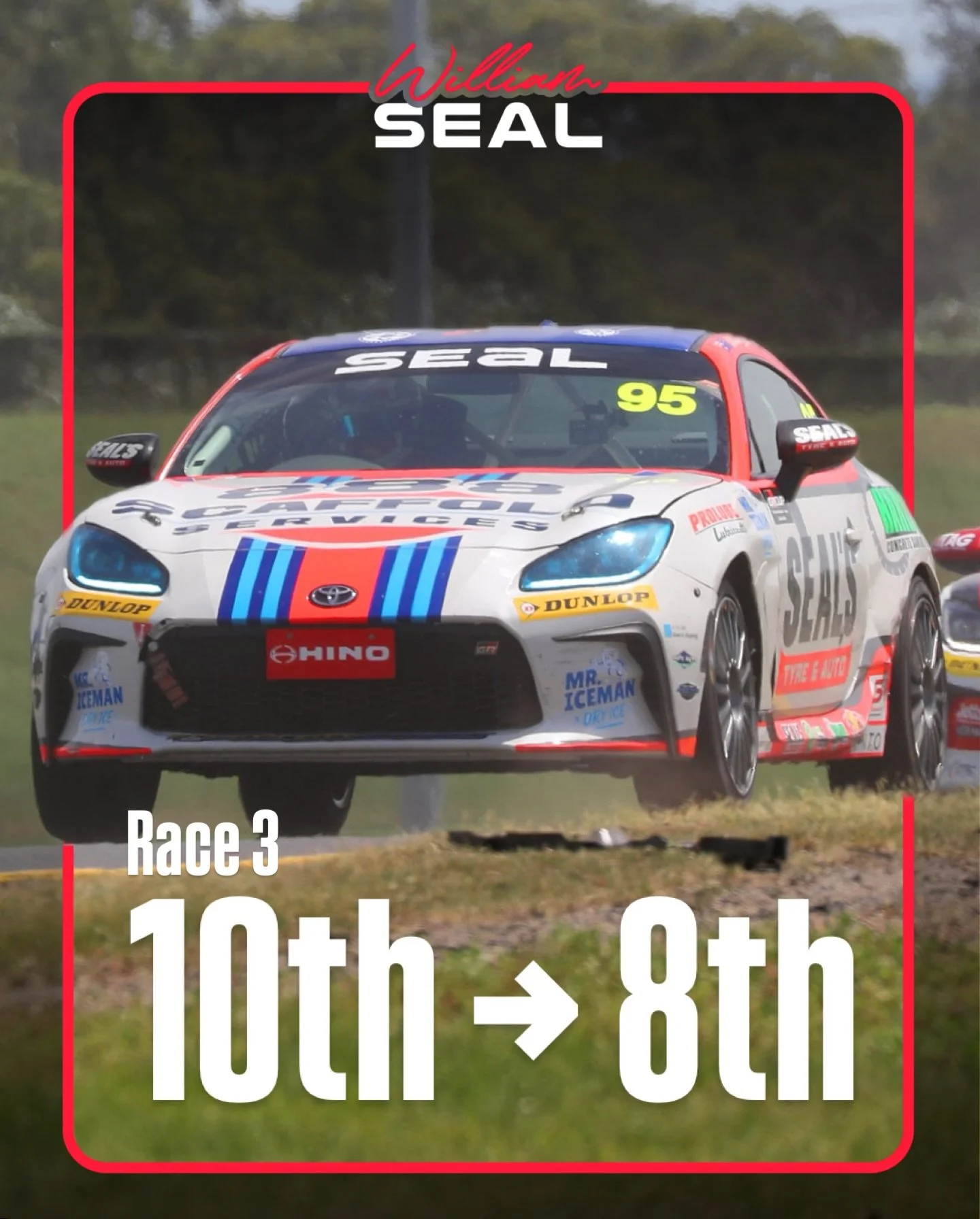 Finished P8 in the final race, a strong recovery from P23 in Race 1.

Mega start, pushed forward to P6, and brought it home P8 to cap off a rollercoaster opening round.

Huge thank you to my Team, the Action Motorsport crew, Dad, Chris, Shaun, Phil a