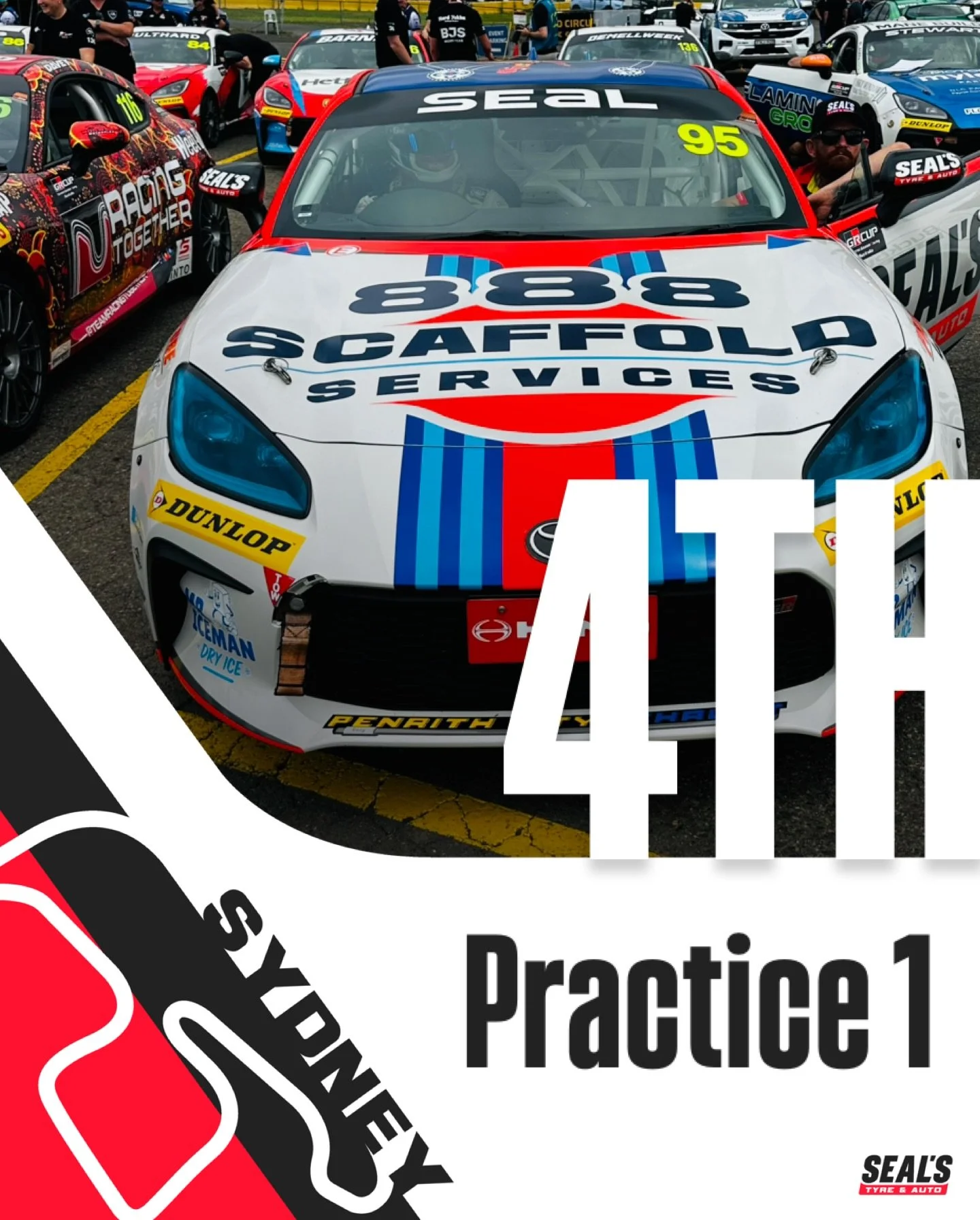 P4 in our first official practice of the weekend, not a bad start to the weekend, plenty of work still to be done! 

Ready for another Practice at 5pm.

#WS95
#JoinTheJourney
#GRCup