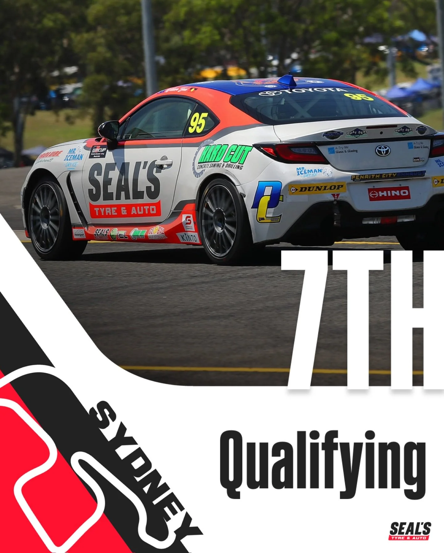 Starting P7 for Race 1, just a tenth off pole. 

Made a few key tweaks overnight and the car feels quick. The pace is there.

Time to make it count. Race 1 kicks off at 5:30pm, ready to make some moves.

#WS95
#JoinTheJourney
#GRCup