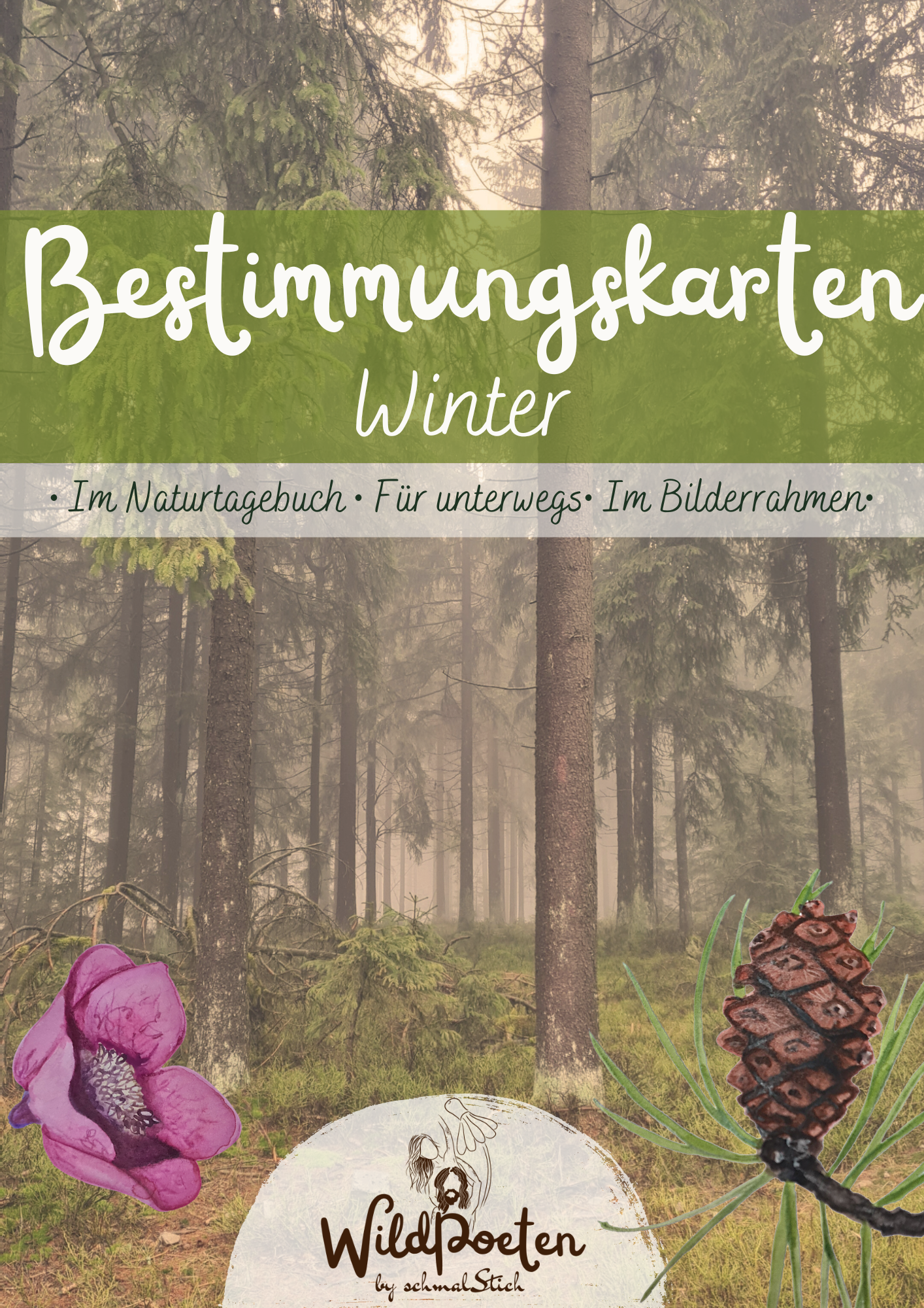 Winter Bestimmungskarten