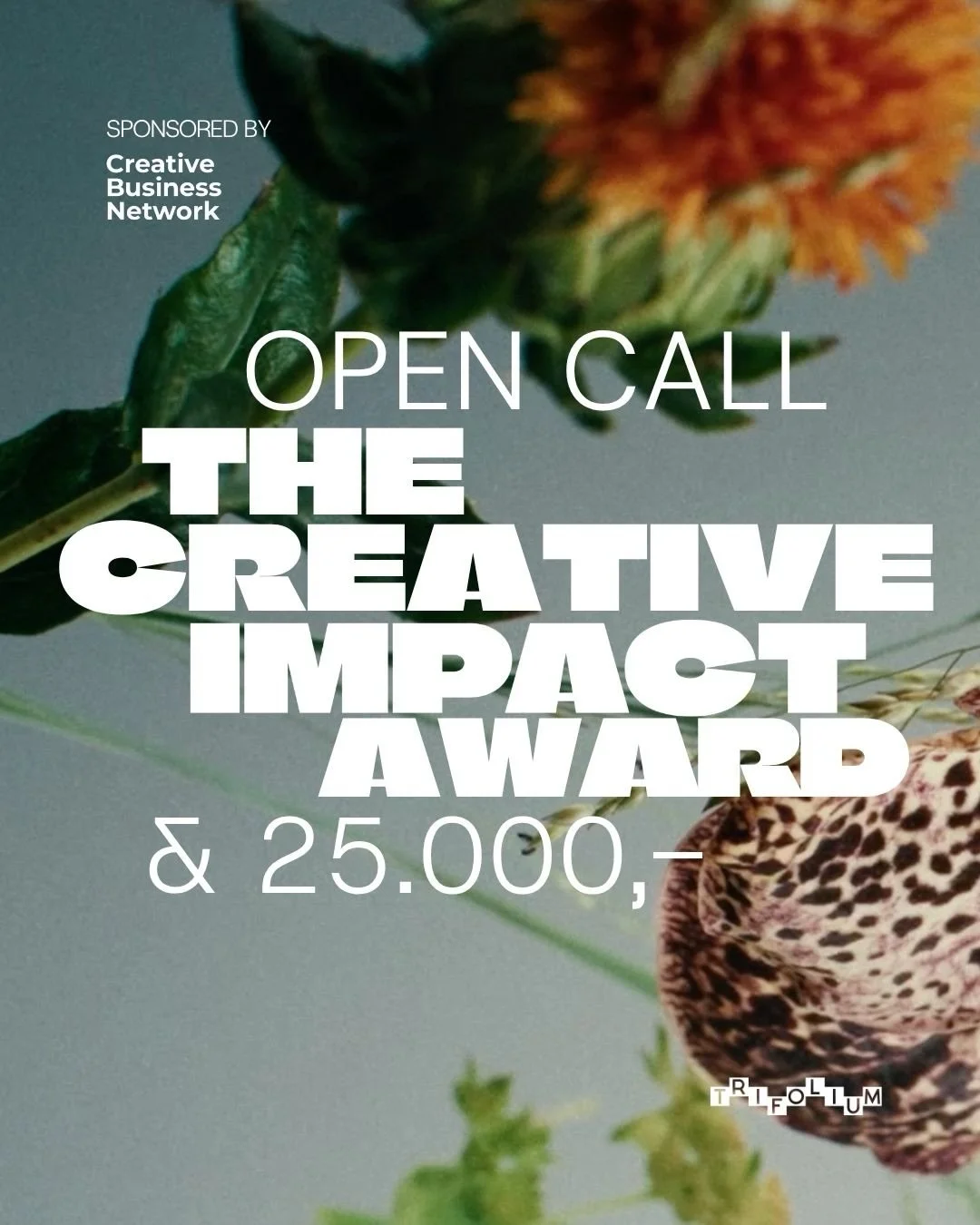 OPEN CALL: 25.000,- DKK // THE CREATIVE IMPACT AWARD 

IMPACT FESTIVAL launches one annual award celebrating projects, or initiatives helping shape the future through culture, creativity, community, and impact.

Rather than creating multiple award ca